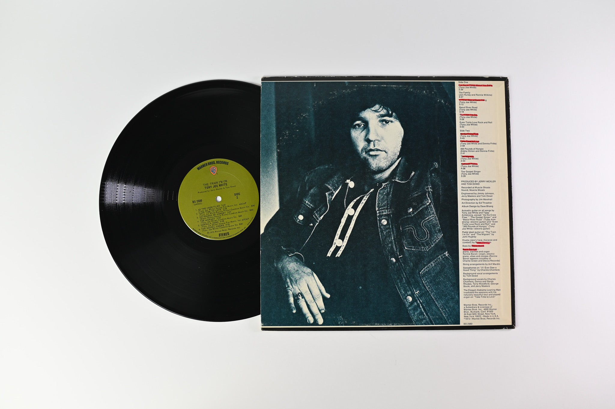 Tony Joe White - The Train I'm On on Warner Bros. Records