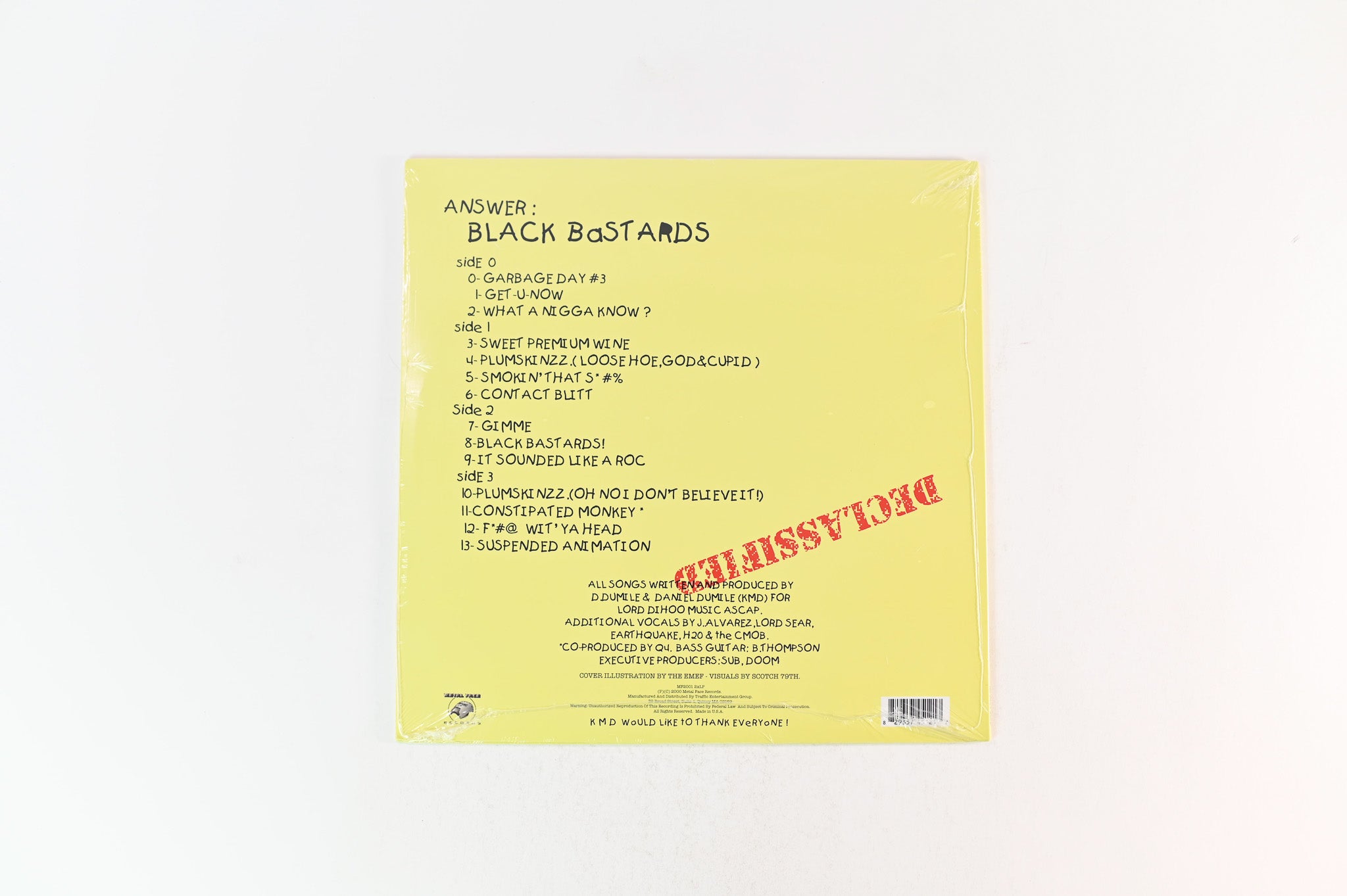 KMD - Bl_ck B_st_rds on Metal Face - Sealed