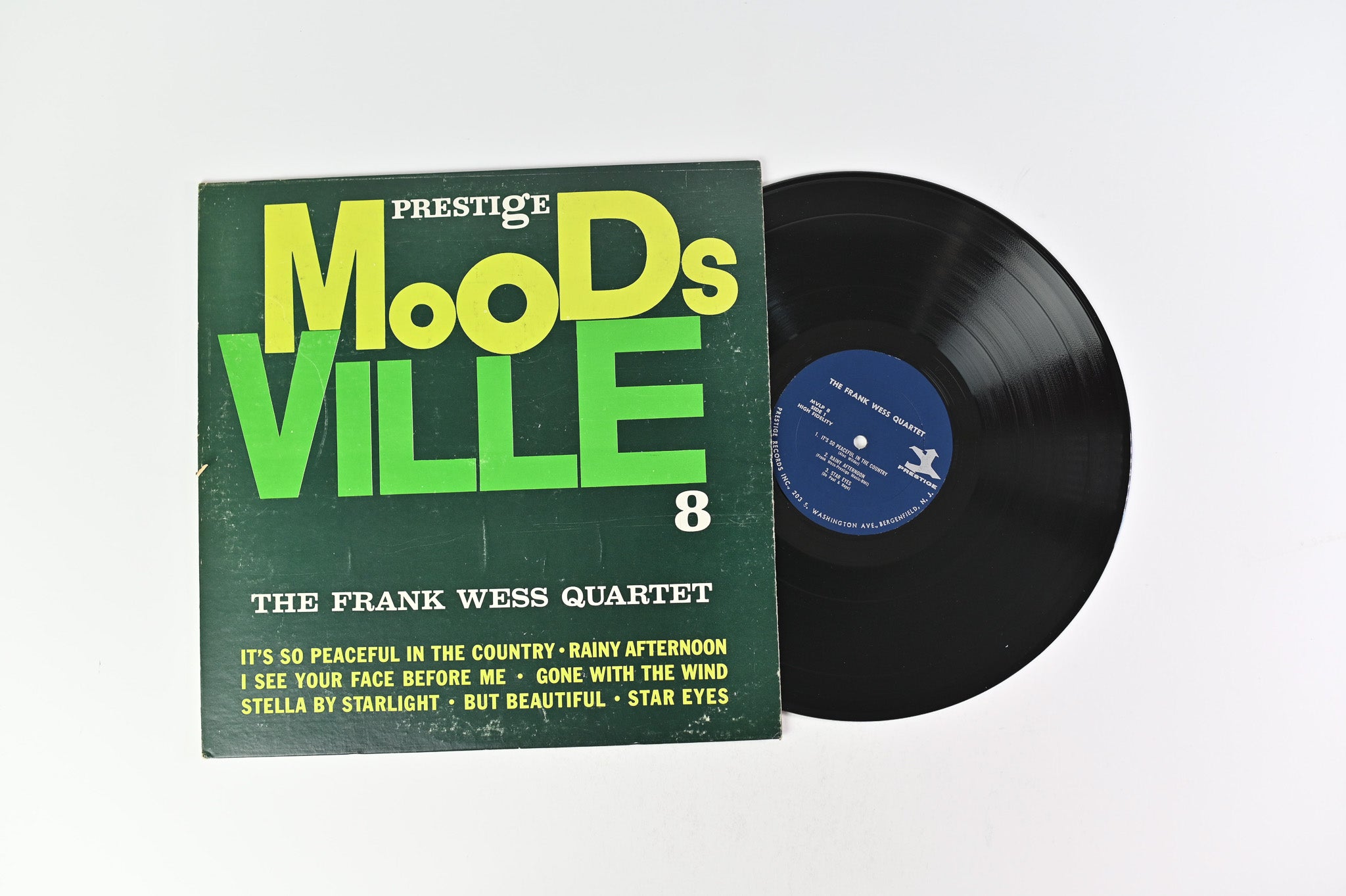 The Frank Wess Quartet - The Frank Wess Quartet on Prestige Moodsvile 8 Mono