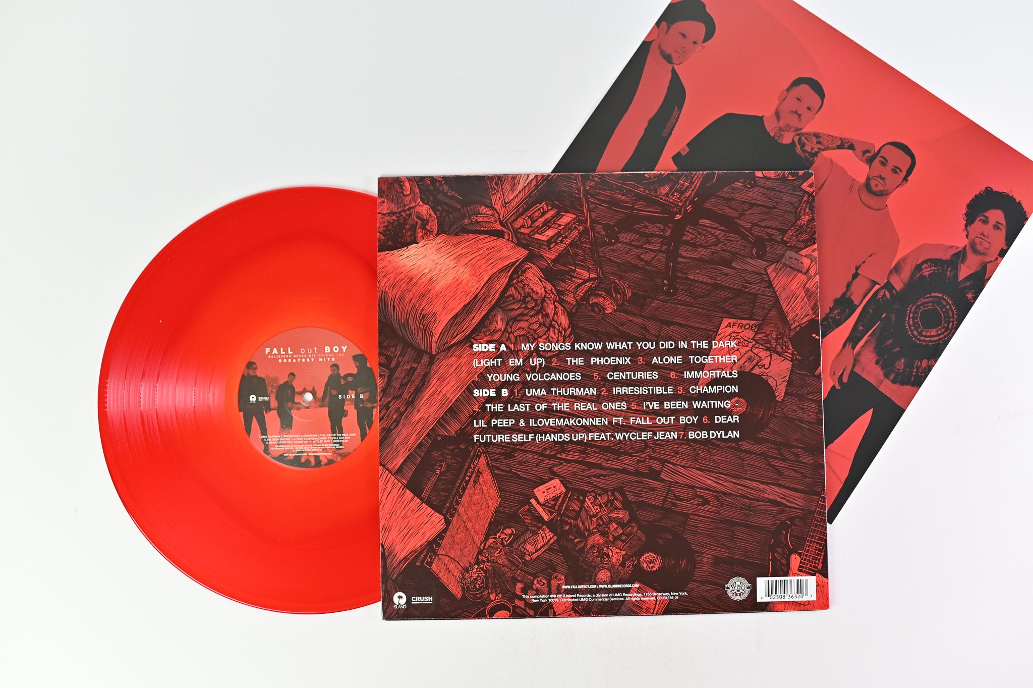 Fall Out Boy - Believers Never Die (Volume 2) on Island Records Red/White Blob Vinyl