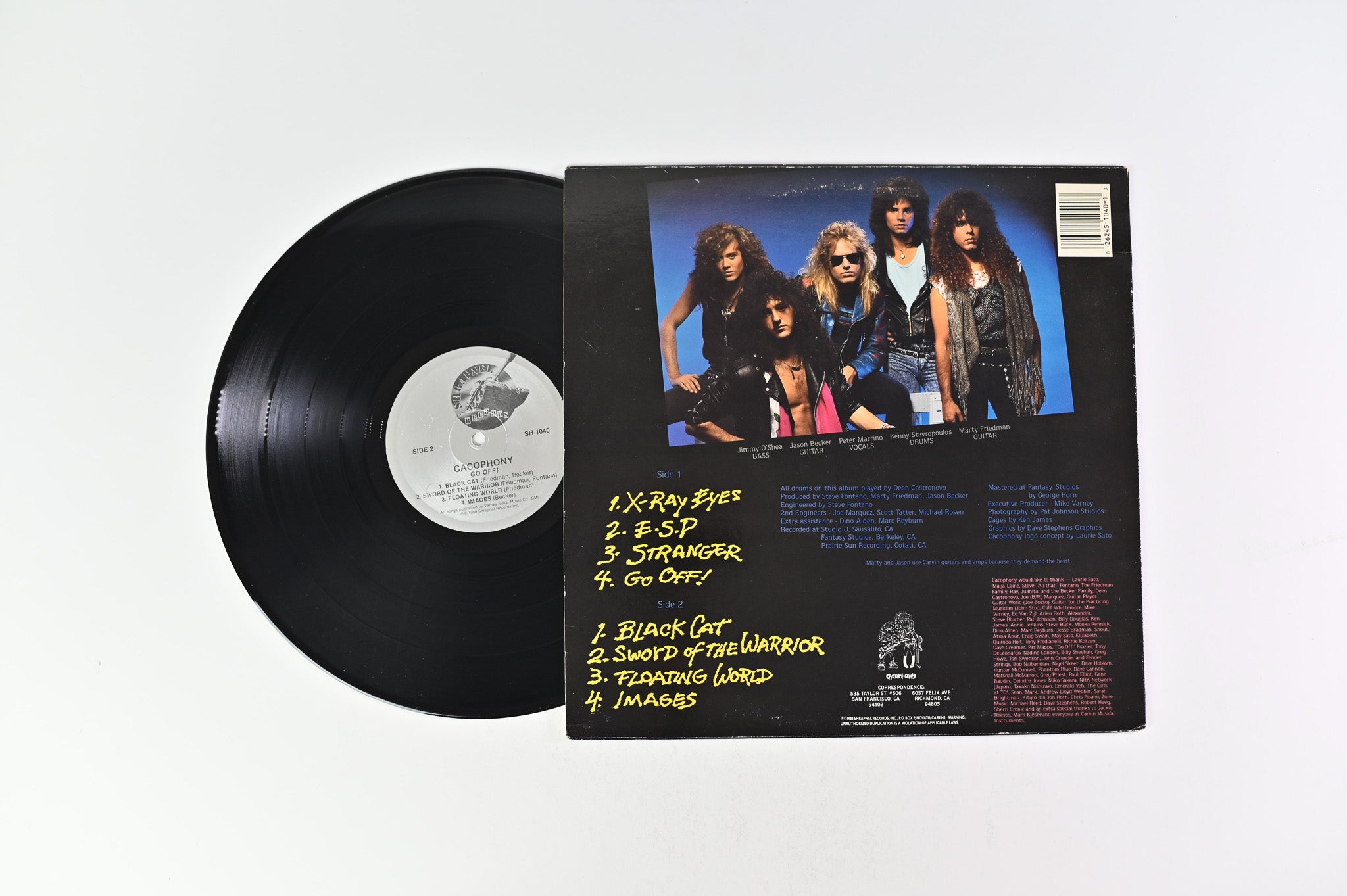 Cacophony - Go Off! on Shrapnel