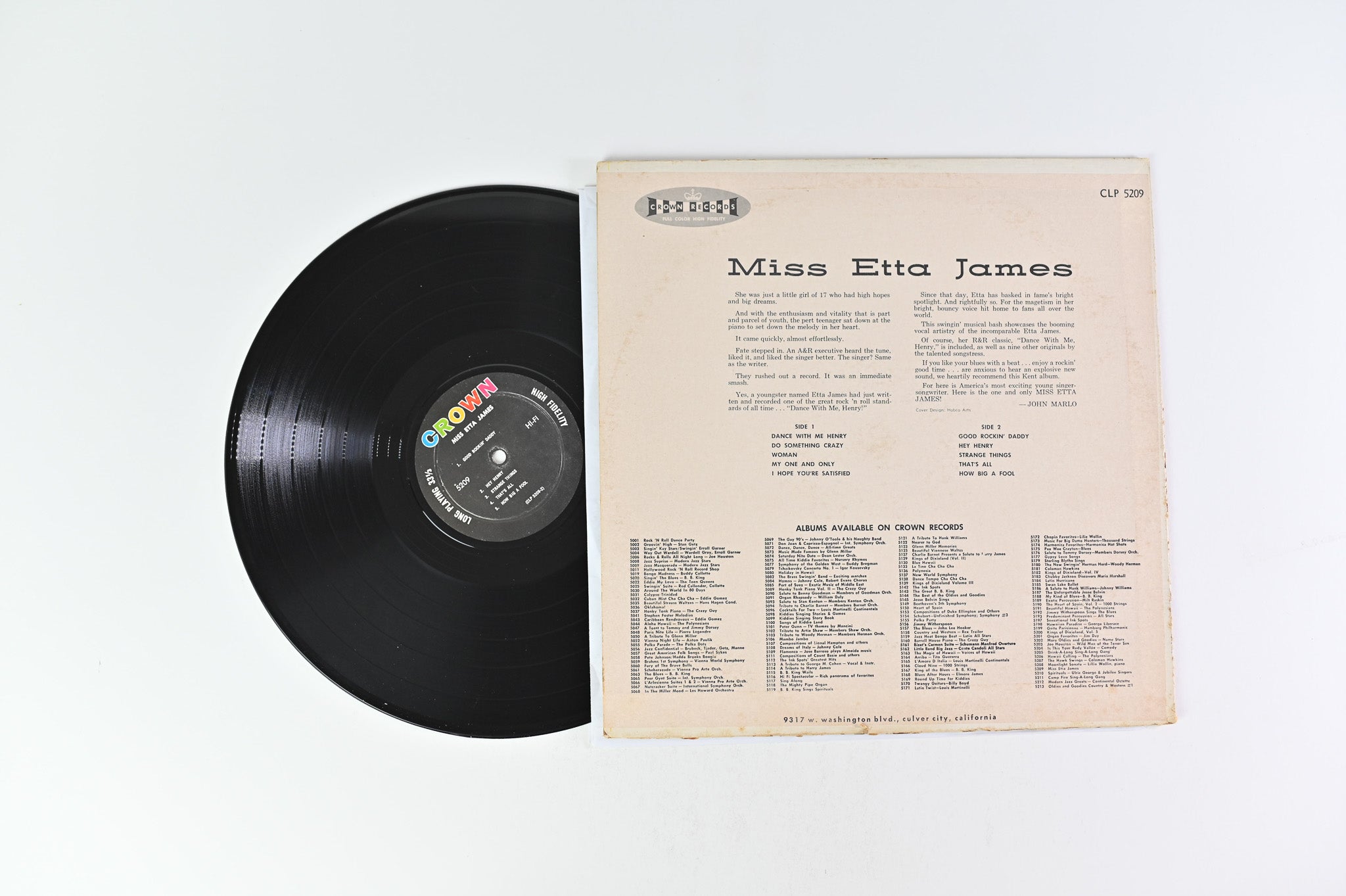 Etta James - Miss Etta James on Crown