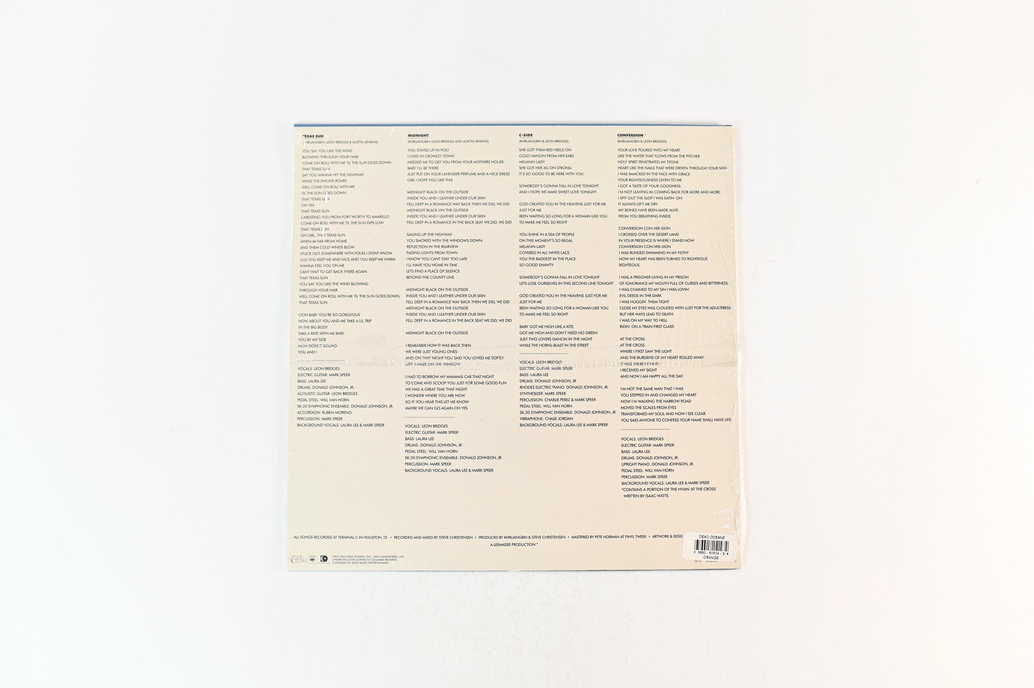 Khruangbin - Texas Sun on Dead Oceans Ltd Orange Translucent Sealed