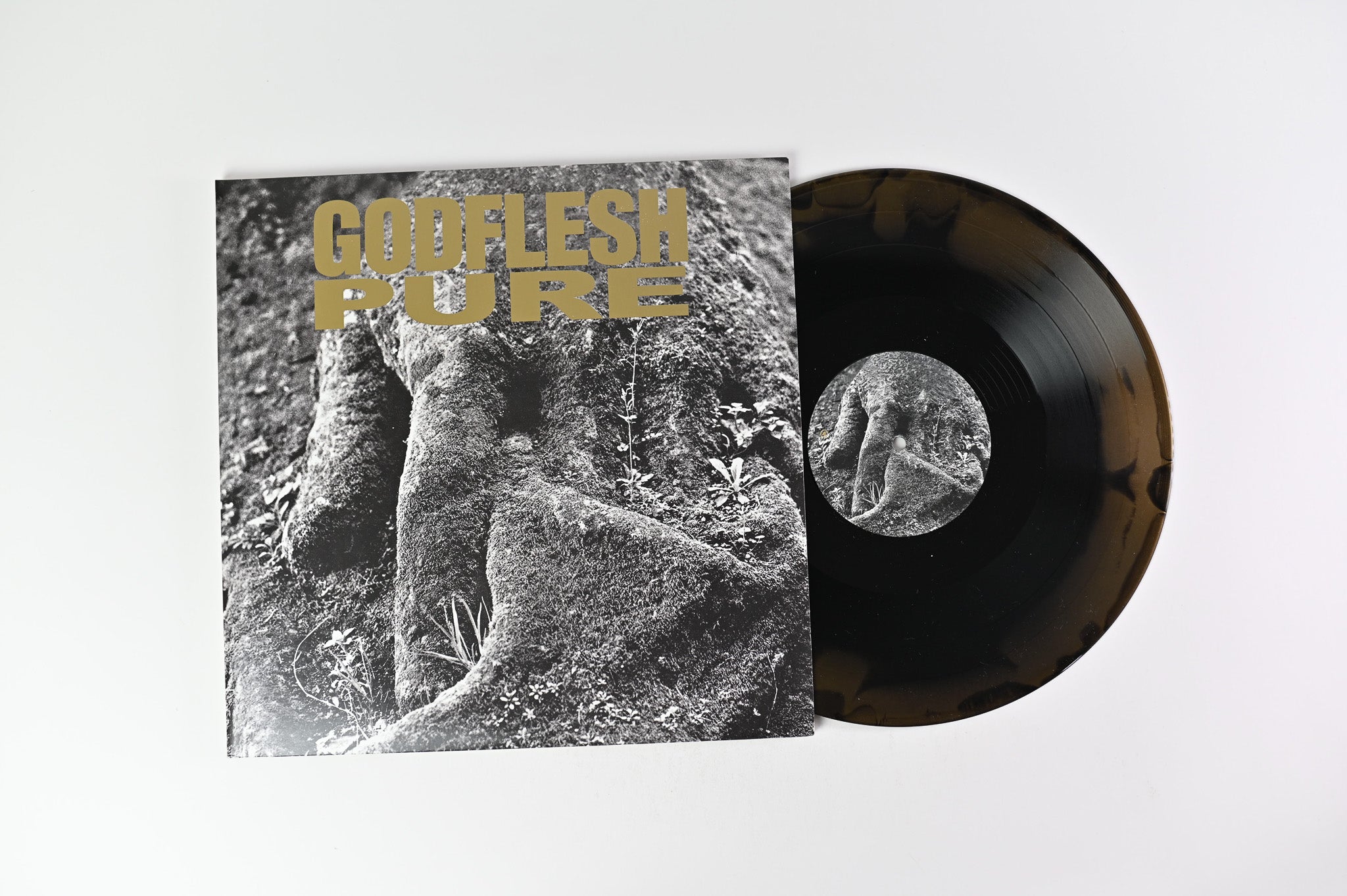 Godflesh - Pure on Century Media Ltd Numbered Gold Black Swirl Reissue