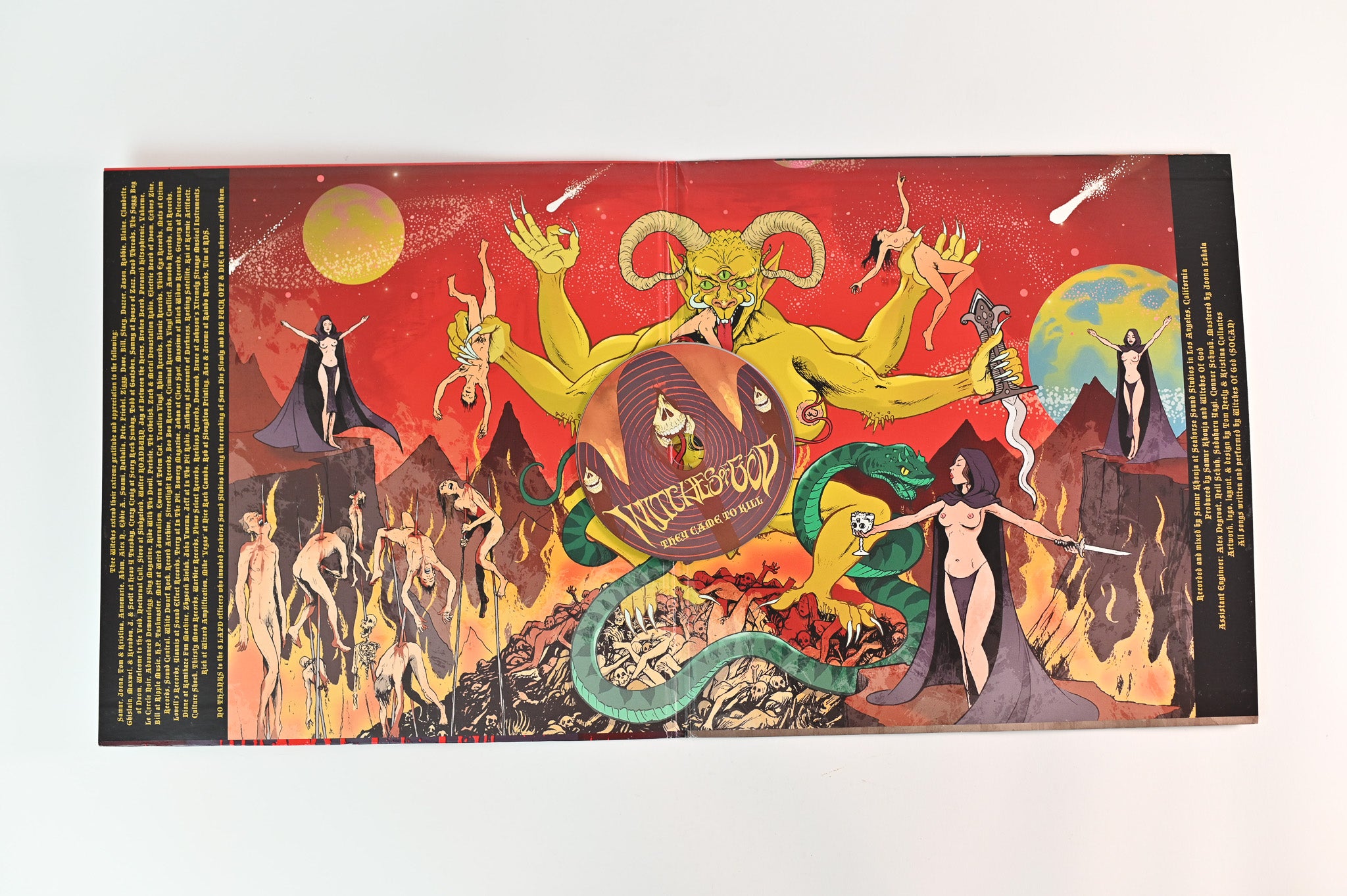 Witches Of God - They Came To Kill Ltd. Self-released on Red Vinyl