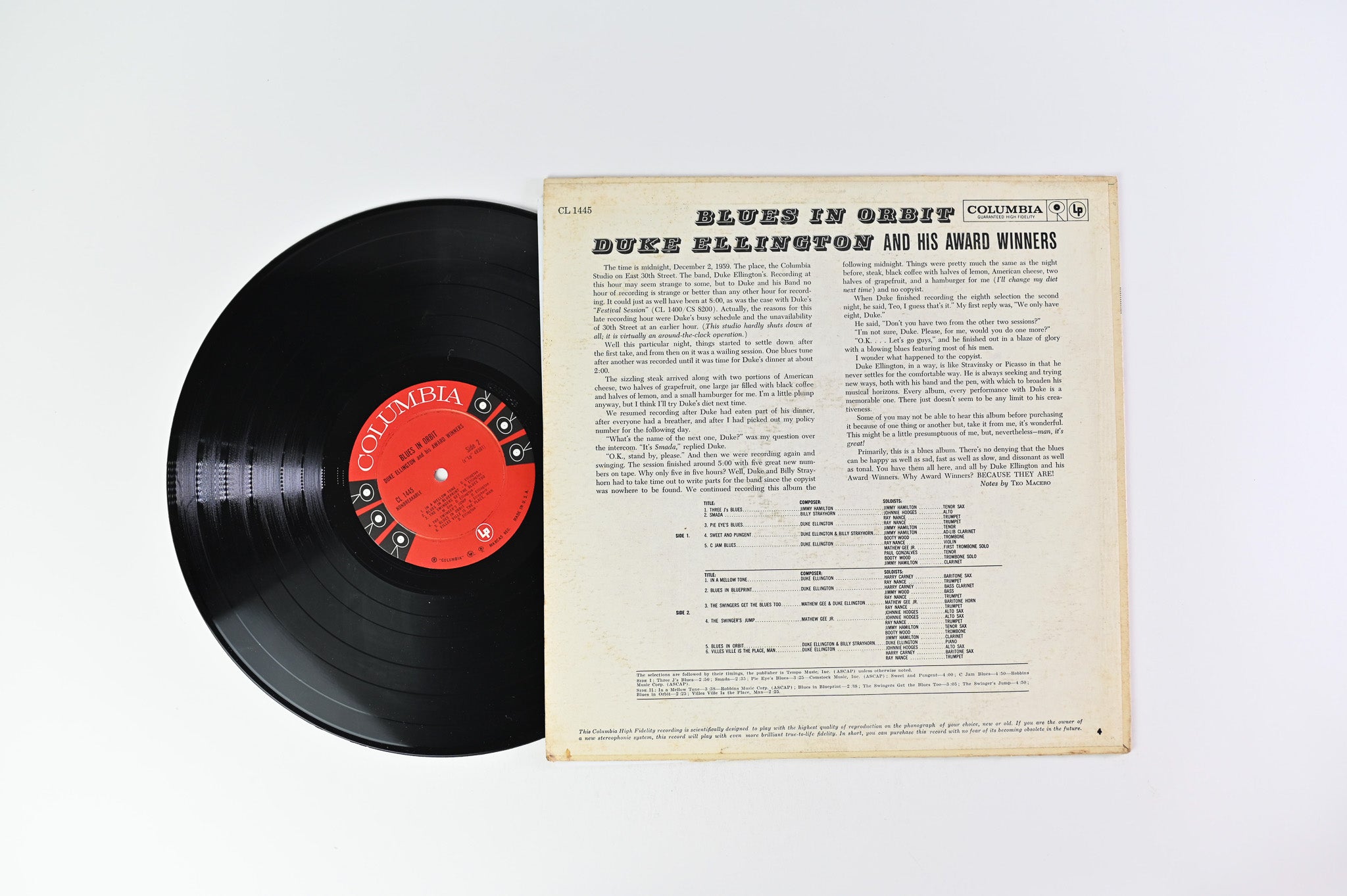 Duke Ellington - Blues In Orbit on Columbia 6 Eye Mono