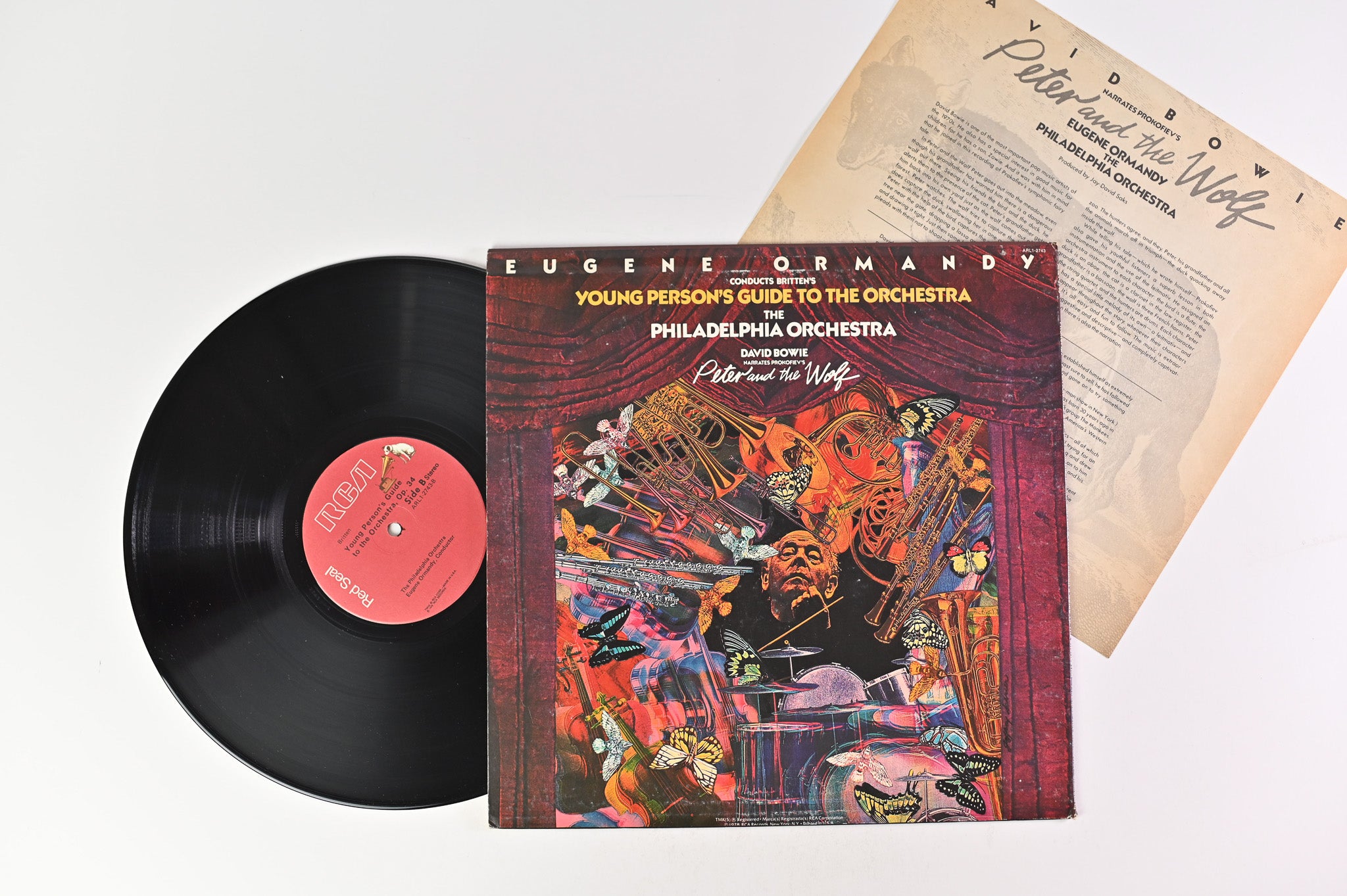 David Bowie - Peter And The Wolf / Young Person's Guide To The Orchestra on RCA Red Seal