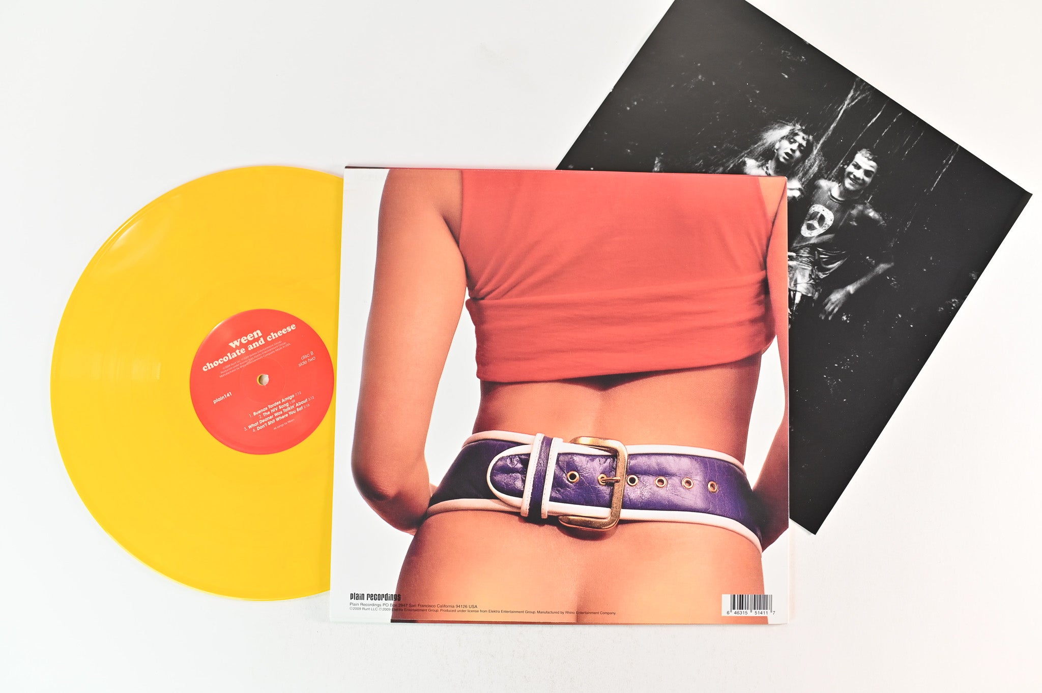 Ween - Chocolate And Cheese on Plain Recordings Brown Cocoa / Yellow Cheddar Vinyl Reissue