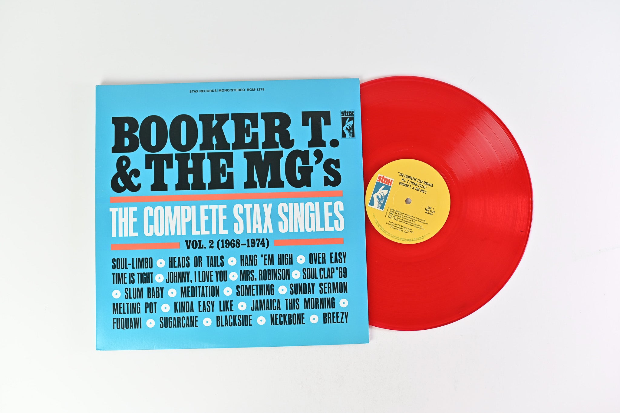 Booker T & The MG's - The Complete Stax Singles, Vol. 2 (1968-1974) on Real Gone Music Red Translucent