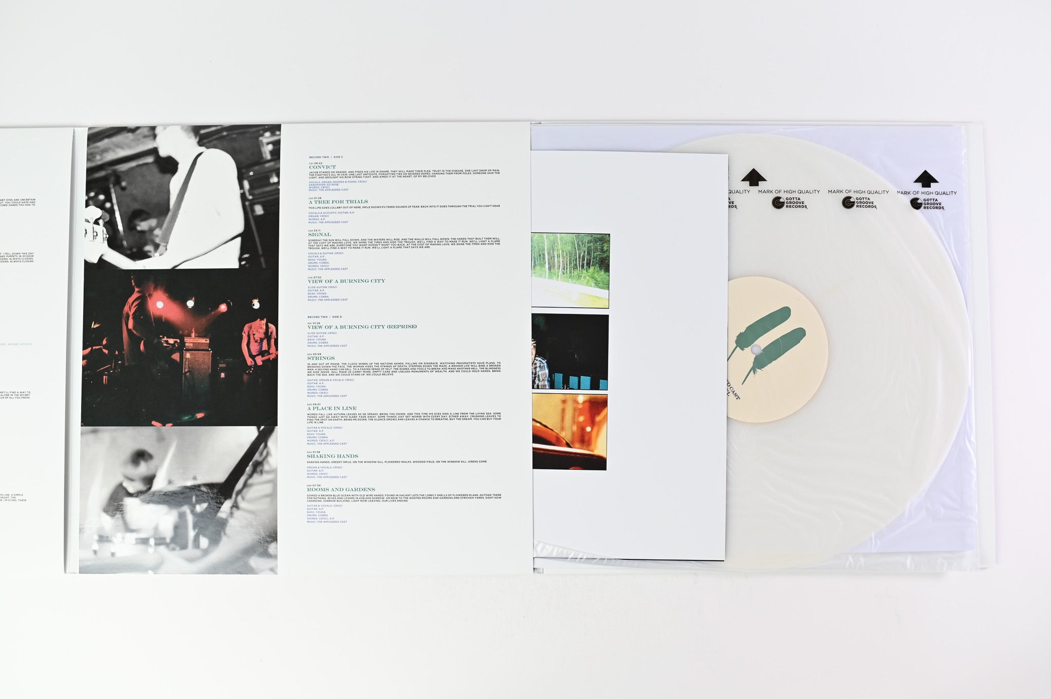 The Appleseed Cast - Low Level Owl: Volumes I + II on Deep Elm Natural Colored Vinyl