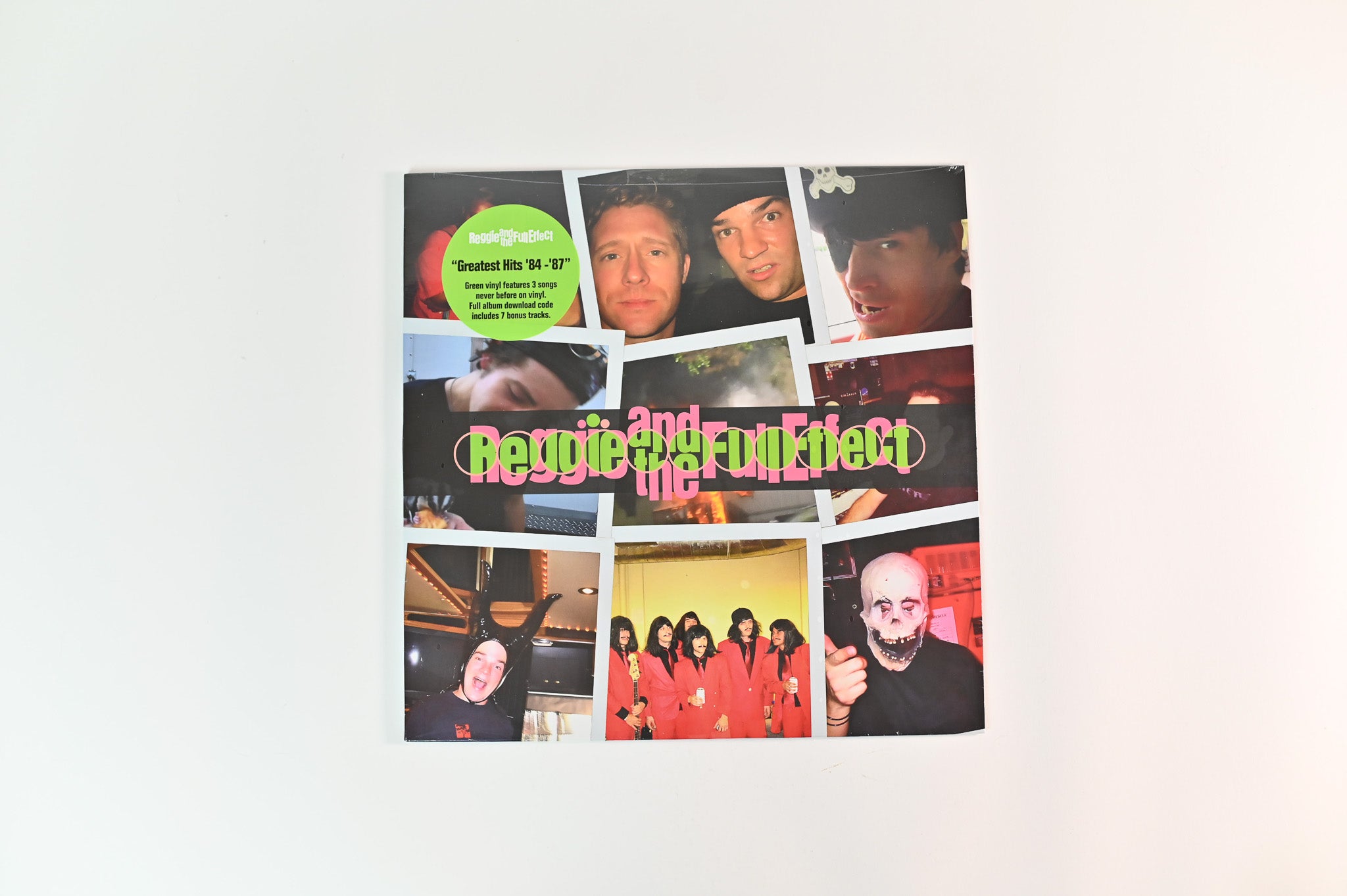 Reggie And The Full Effect - Greatest Hits '84 - '87 SEALED Reissue on Reggie Records Green Vinyl