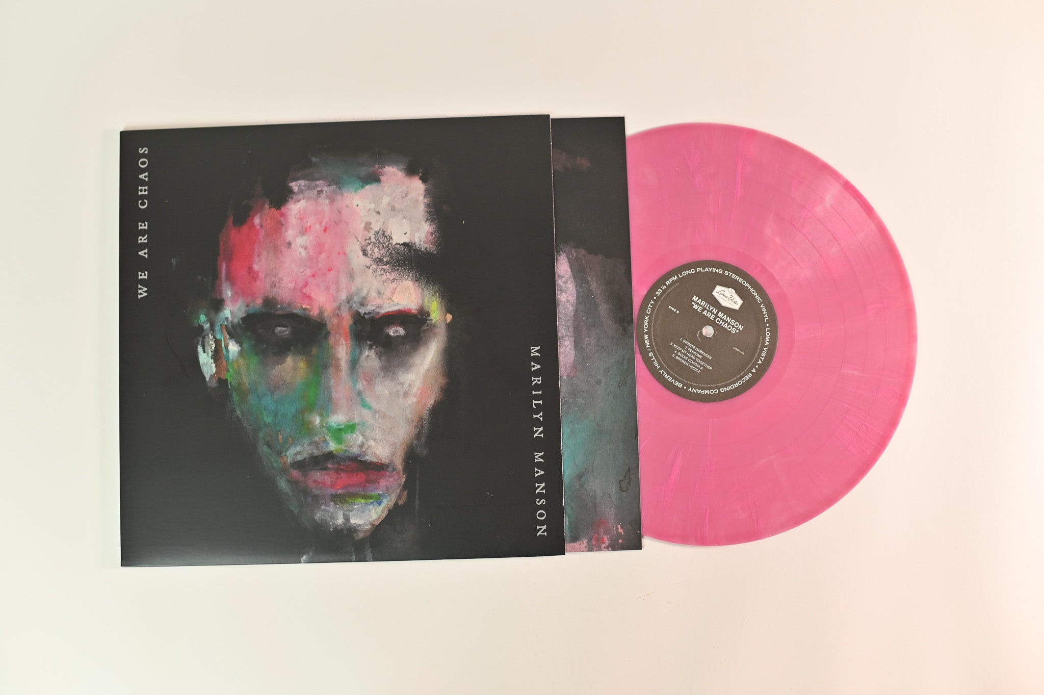 Marilyn Manson WE ARE CHAOS ピンク限定盤 Marilyn Manson - We Are Chaos on Loma Vista - Pink Vinyl
