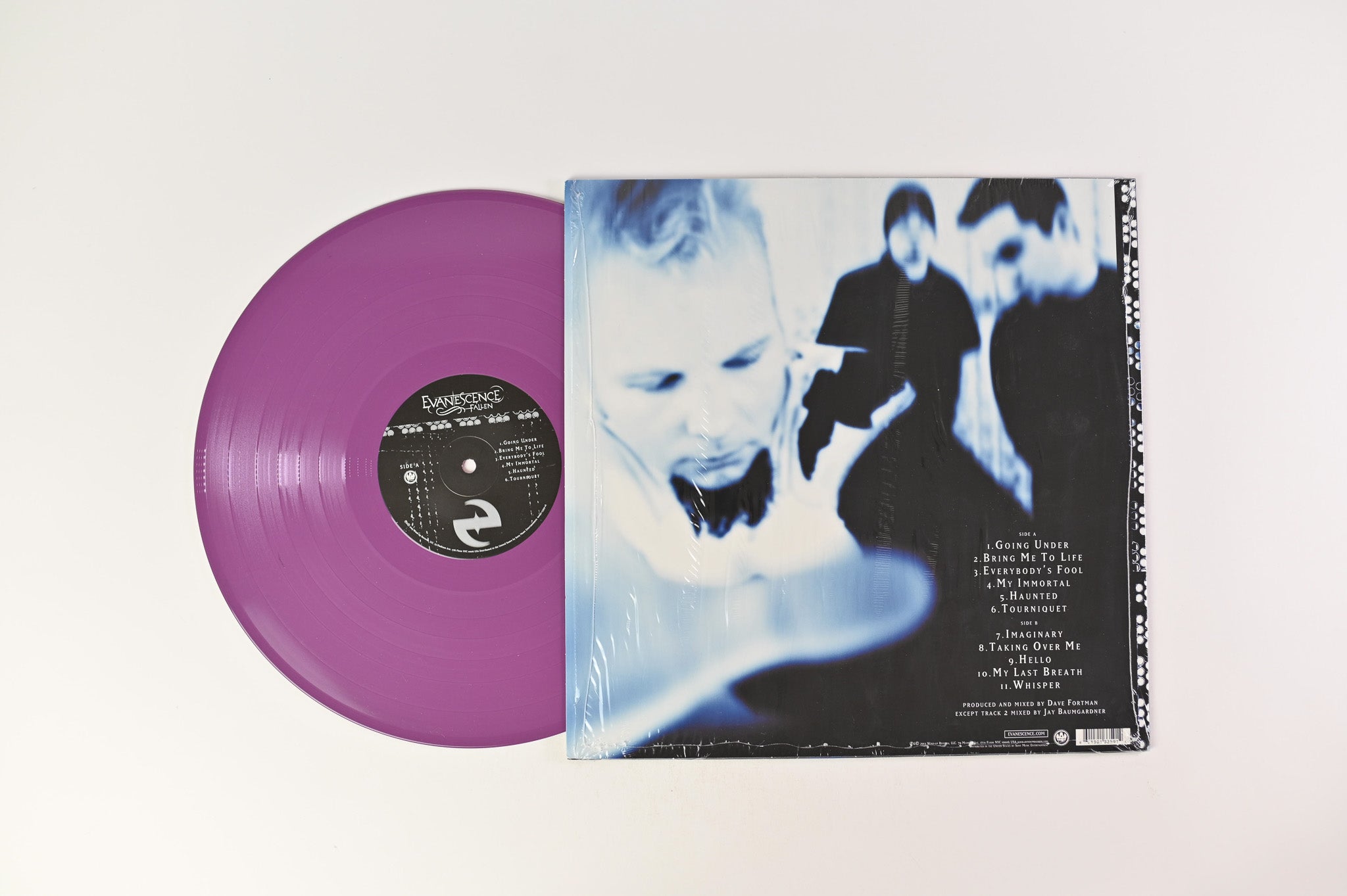 Evanescence - Fallen on Wind Up Ltd Purple Vinyl Reissue