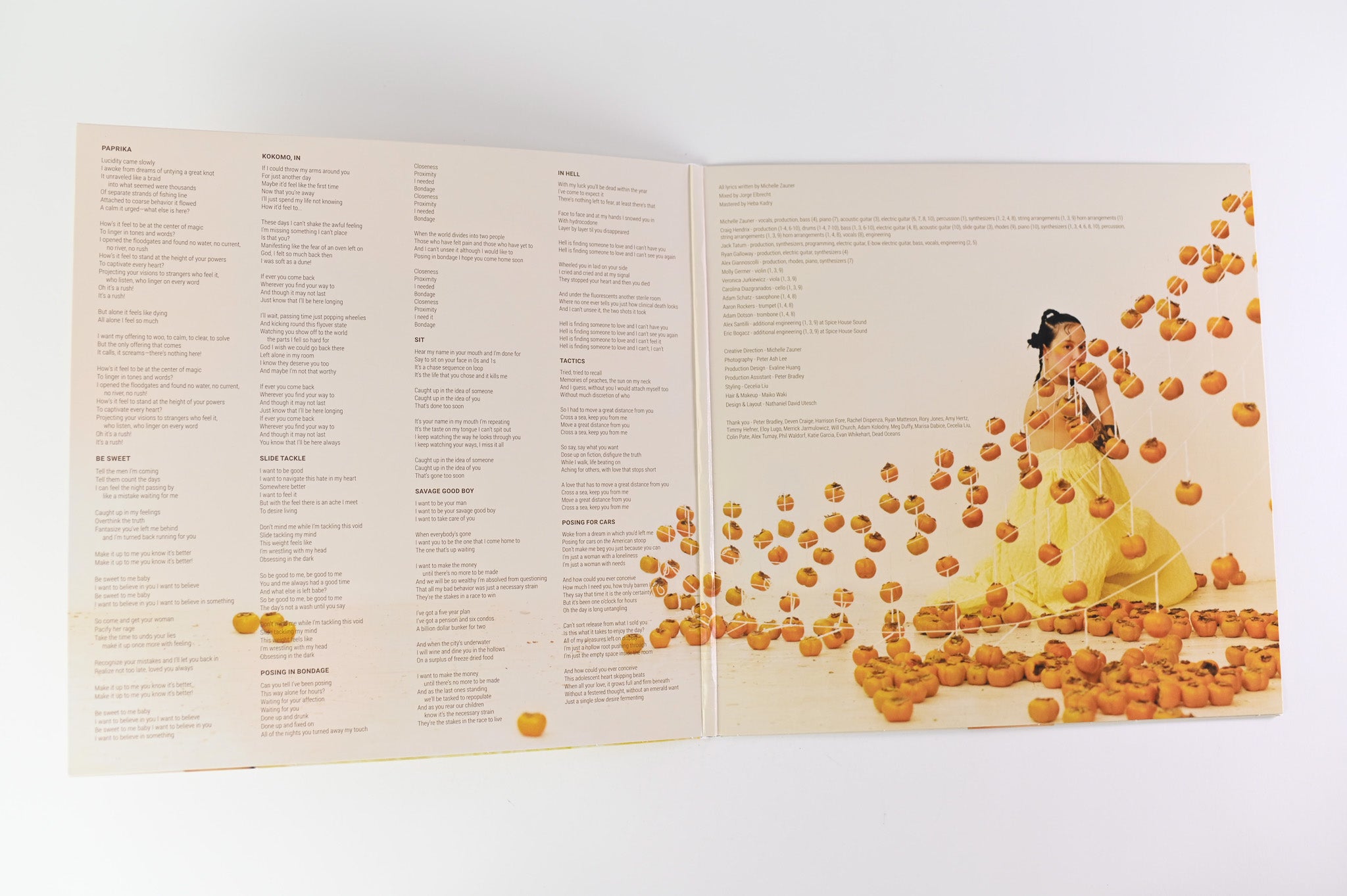 Japanese Breakfast - Jubilee on Dead Oceans - Clear w/ Yellow Swirl Colored Vinyl