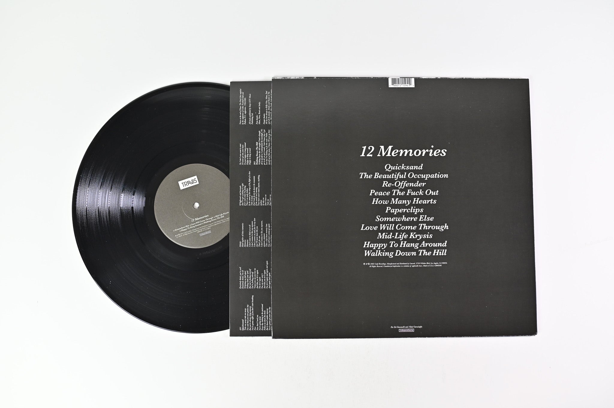 Travis - 12 Memories on Craft Recordings Reissue