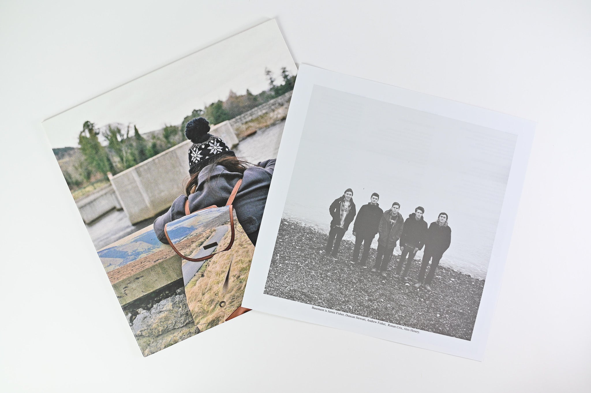 Basement - I Wish I Could Stay Here on Run For Cover Red with Bone & Purple Splatter Repress