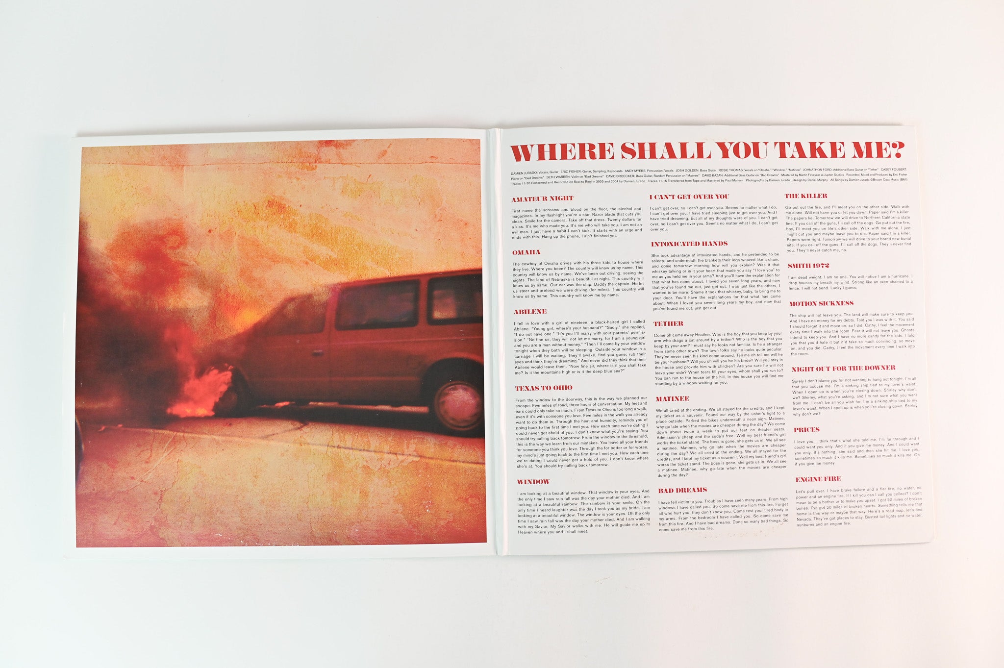 Damien Jurado - Where Shall You Take Me? on Secretly Canadian