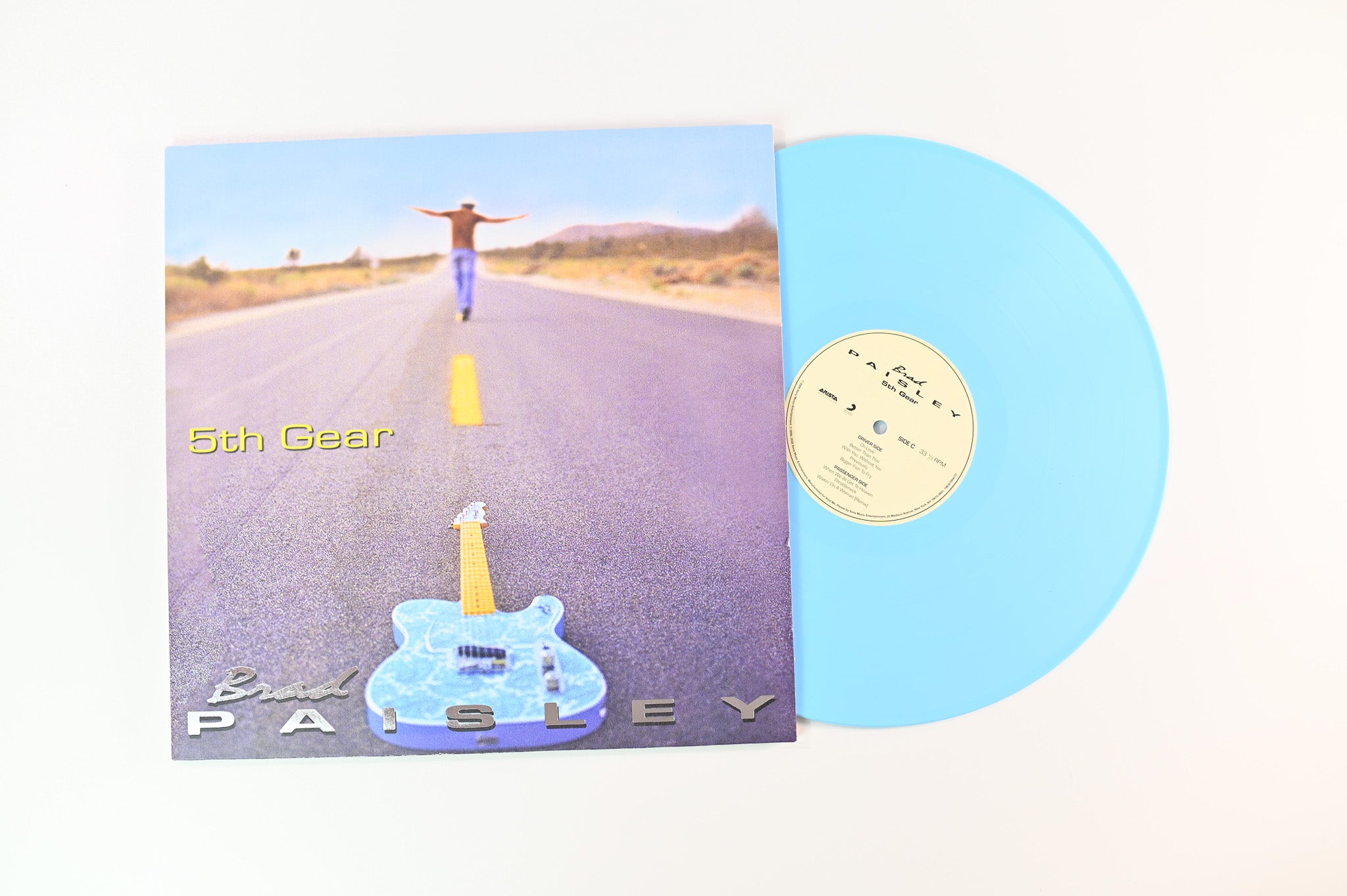 Brad Paisley - 5th Gear on Arista Nashville / Vinyl Me, Please - Blue & Yellow Vinyl