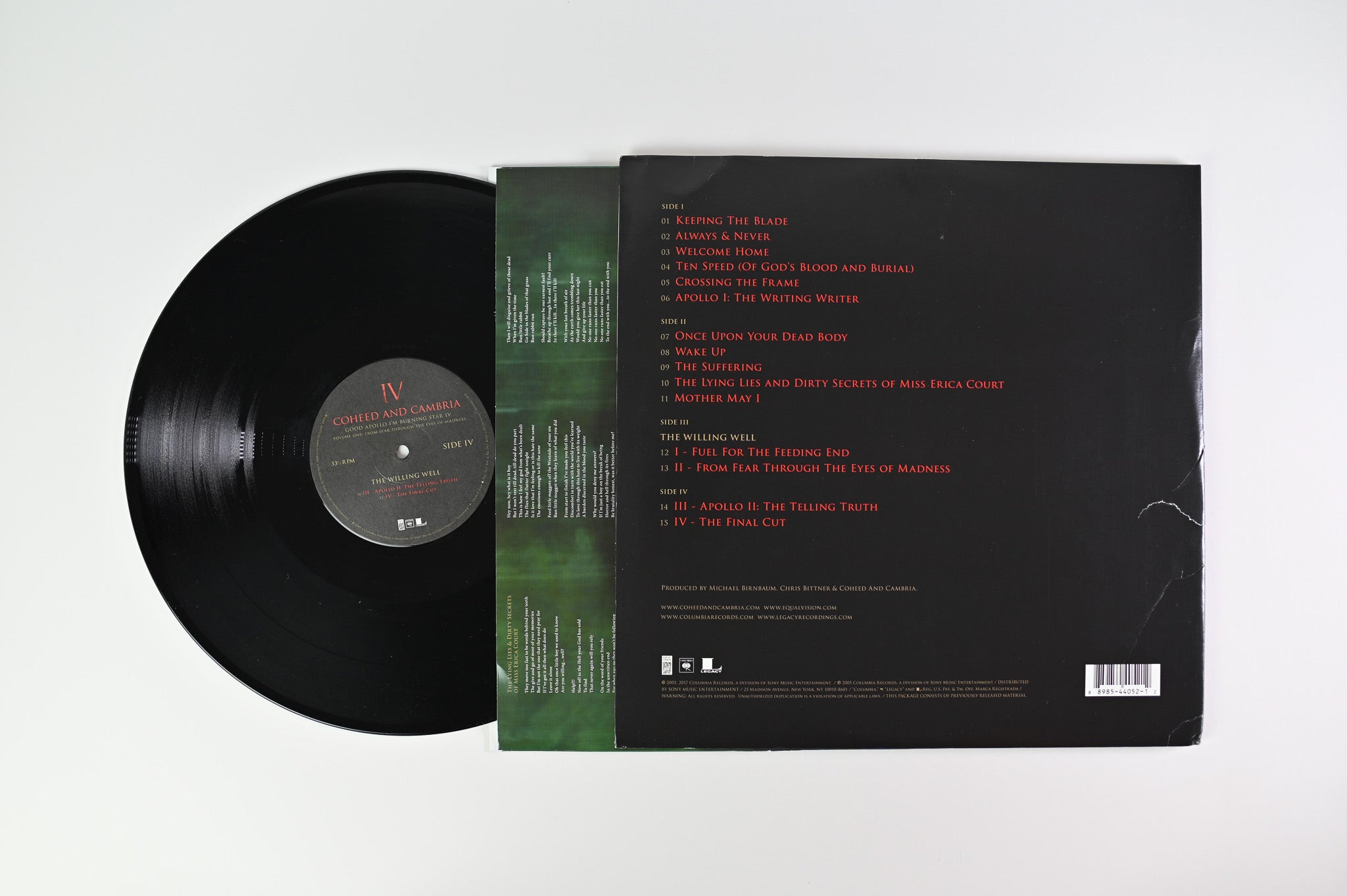 Coheed And Cambria - Good Apollo I'm Burning Star IV | Volume One: From Fear Through The Eyes Of Madness on Columbia Reissue