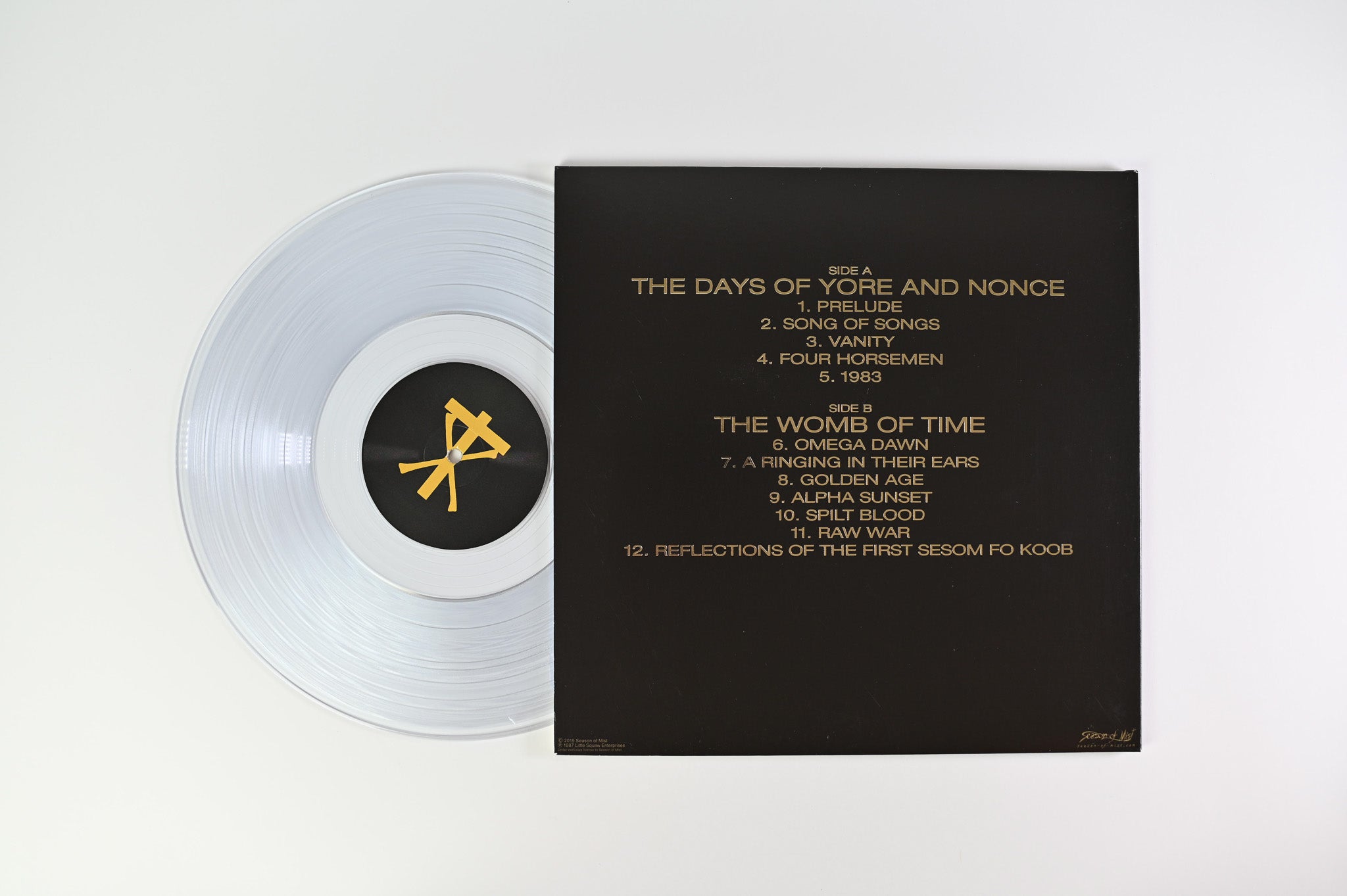 Christian Death - The Scriptures on Season Of Mist Ltd Clear Vinyl Reissue