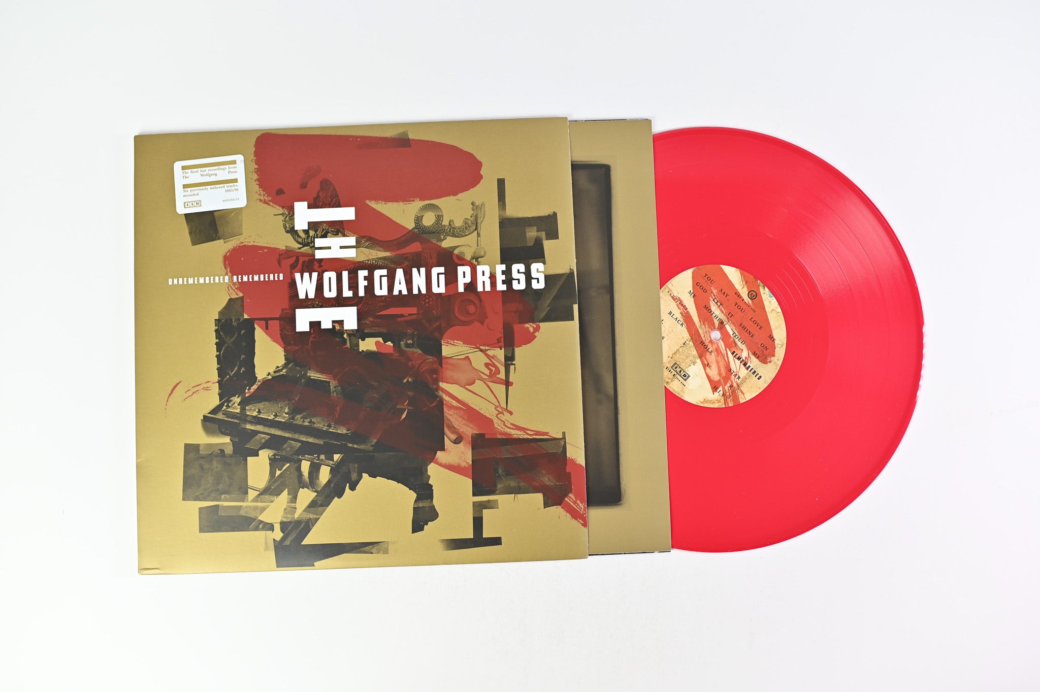 The Wolfgang Press - Unremembered Remembered on 4AD RSD 2020 Ltd Red Vinyl