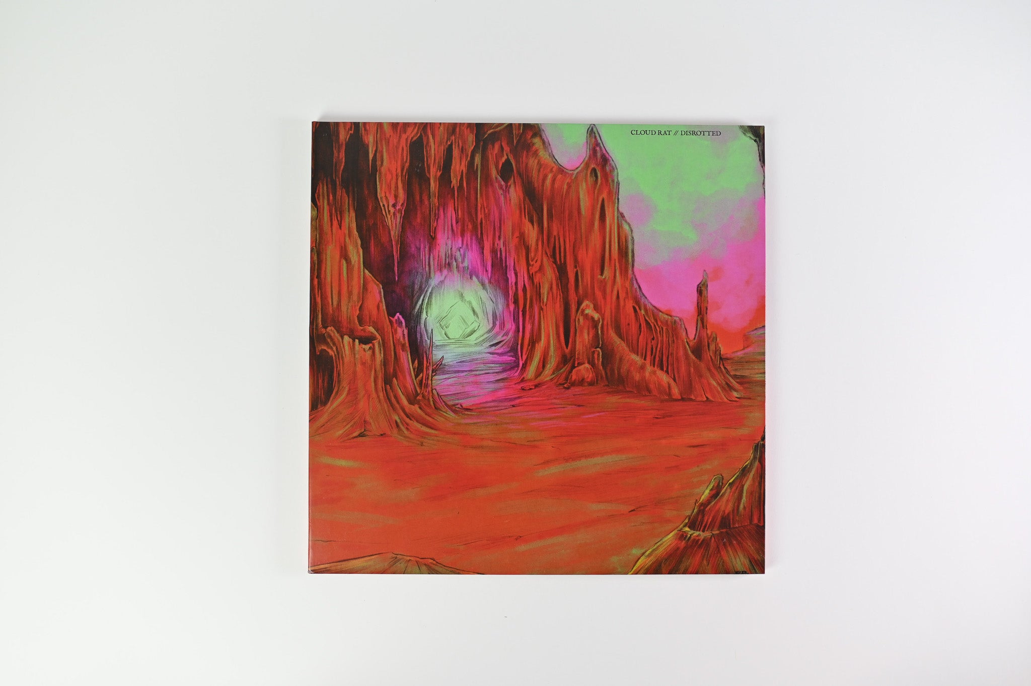 Cloud Rat - Cloud Rat / Disrotted on Halo Of Flies Ltd Milky White Vinyl