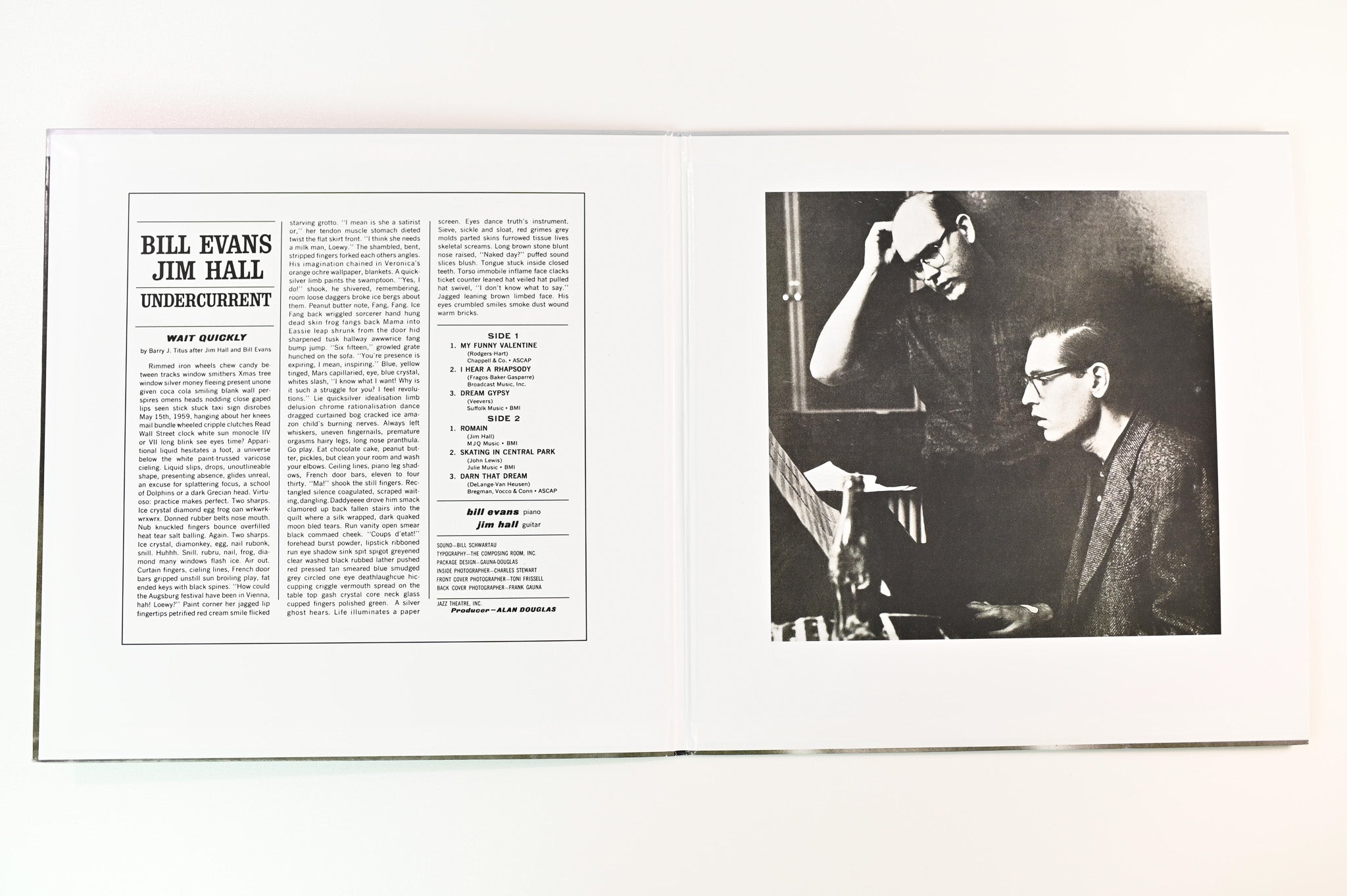 Bill Evans - Undercurrent on Mobile Fidelity Sound Lab