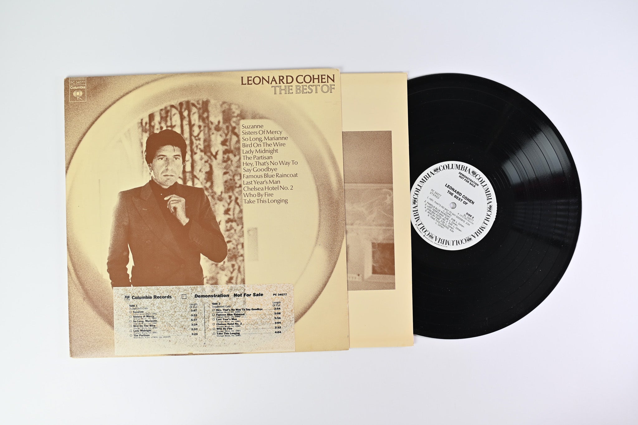 Leonard Cohen - The Best Of on Columbia Promo