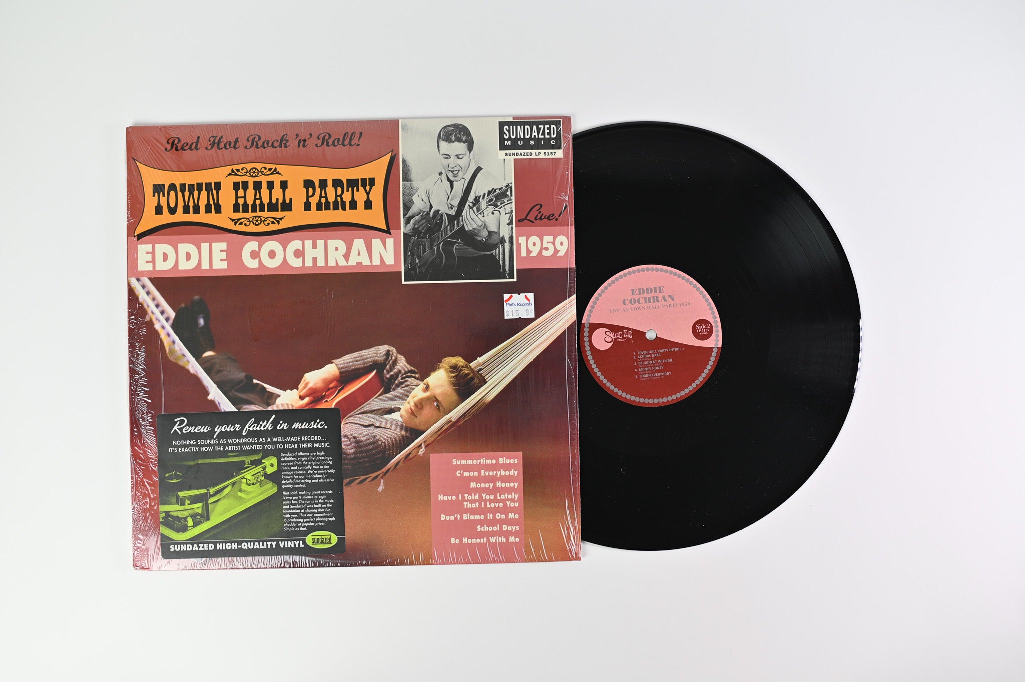 Eddie Cochran - Live At Town Hall Party 1959 on Sundazed