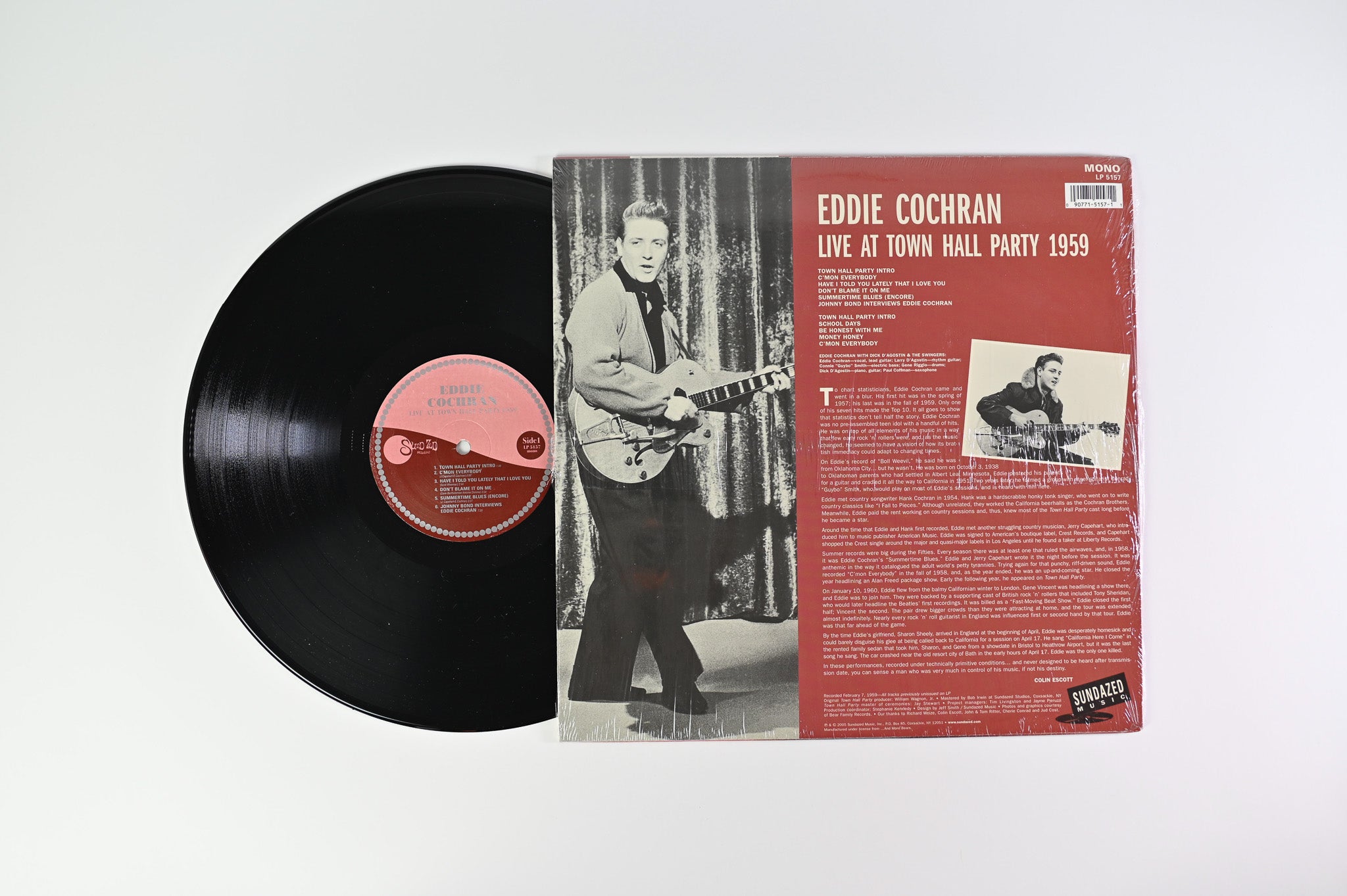Eddie Cochran - Live At Town Hall Party 1959 on Sundazed
