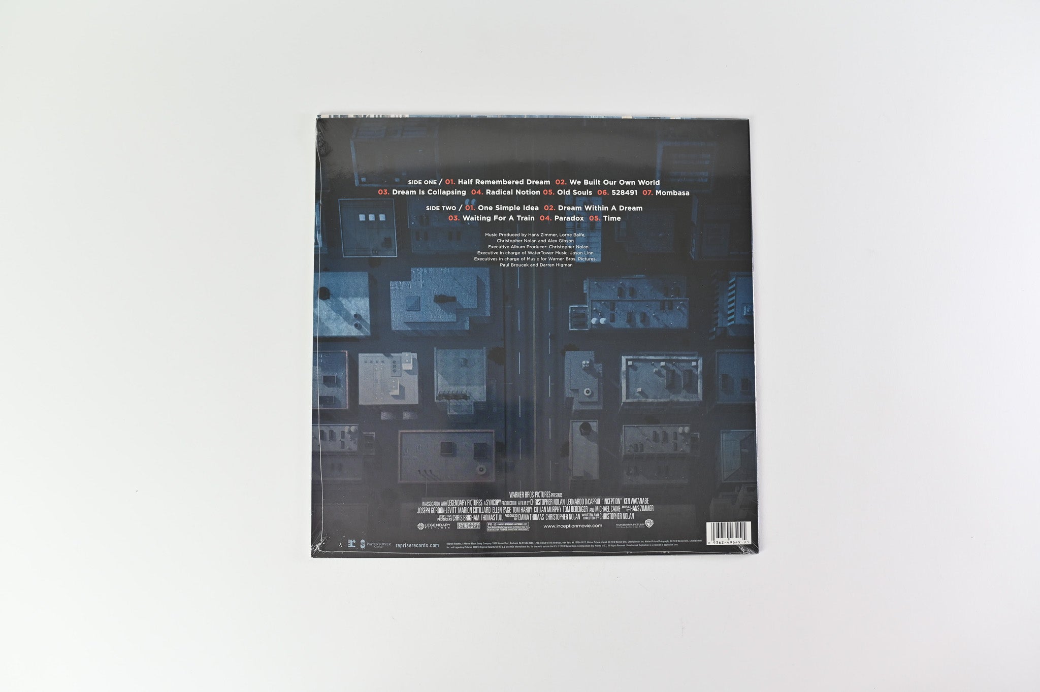 Hans Zimmer - Inception (Music From The Motion Picture) SEALED on Reprise Clear Vinyl