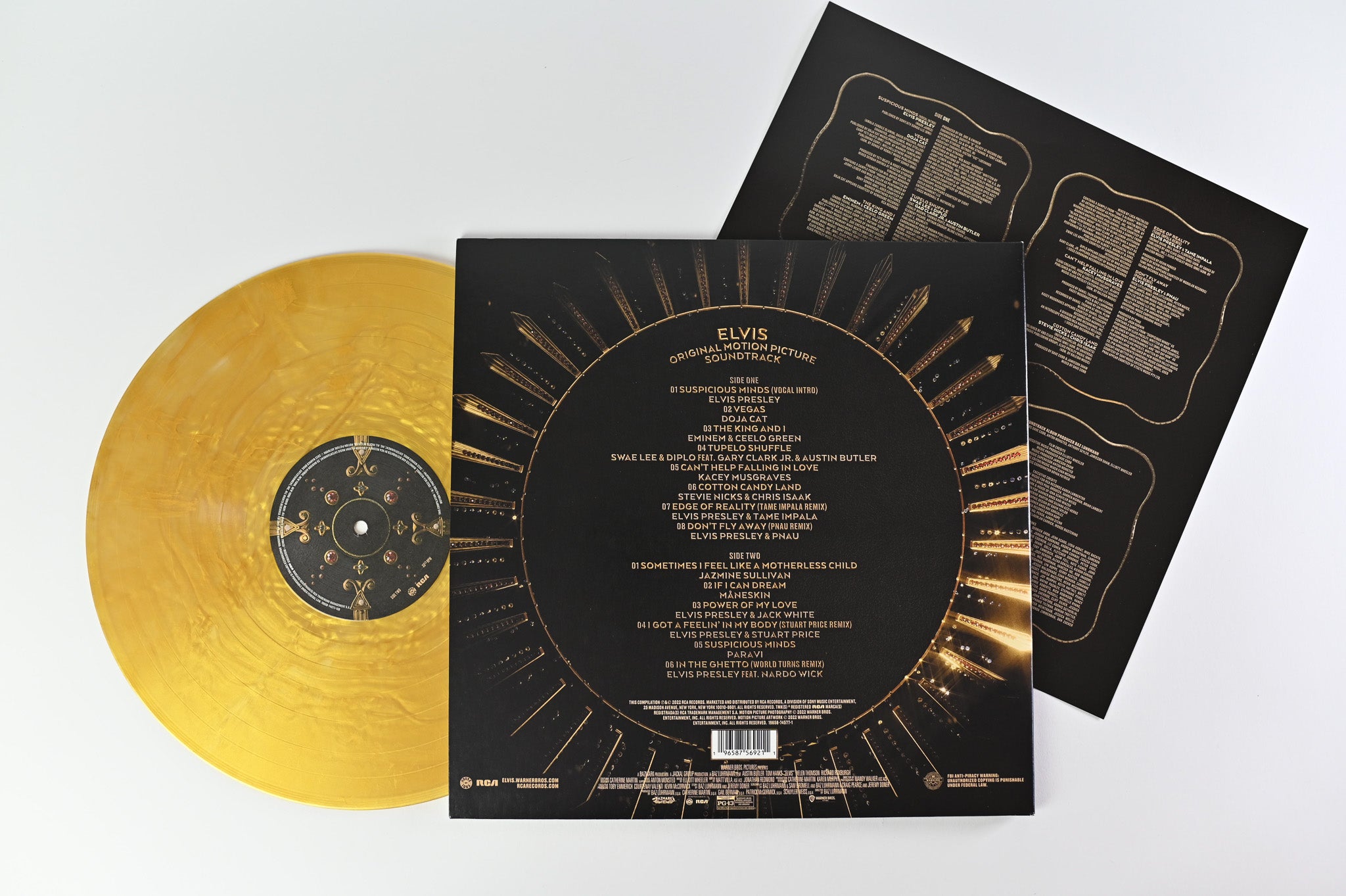 Various - Elvis (Original Motion Picture Soundtrack) on RCA Records Gold Vinyl