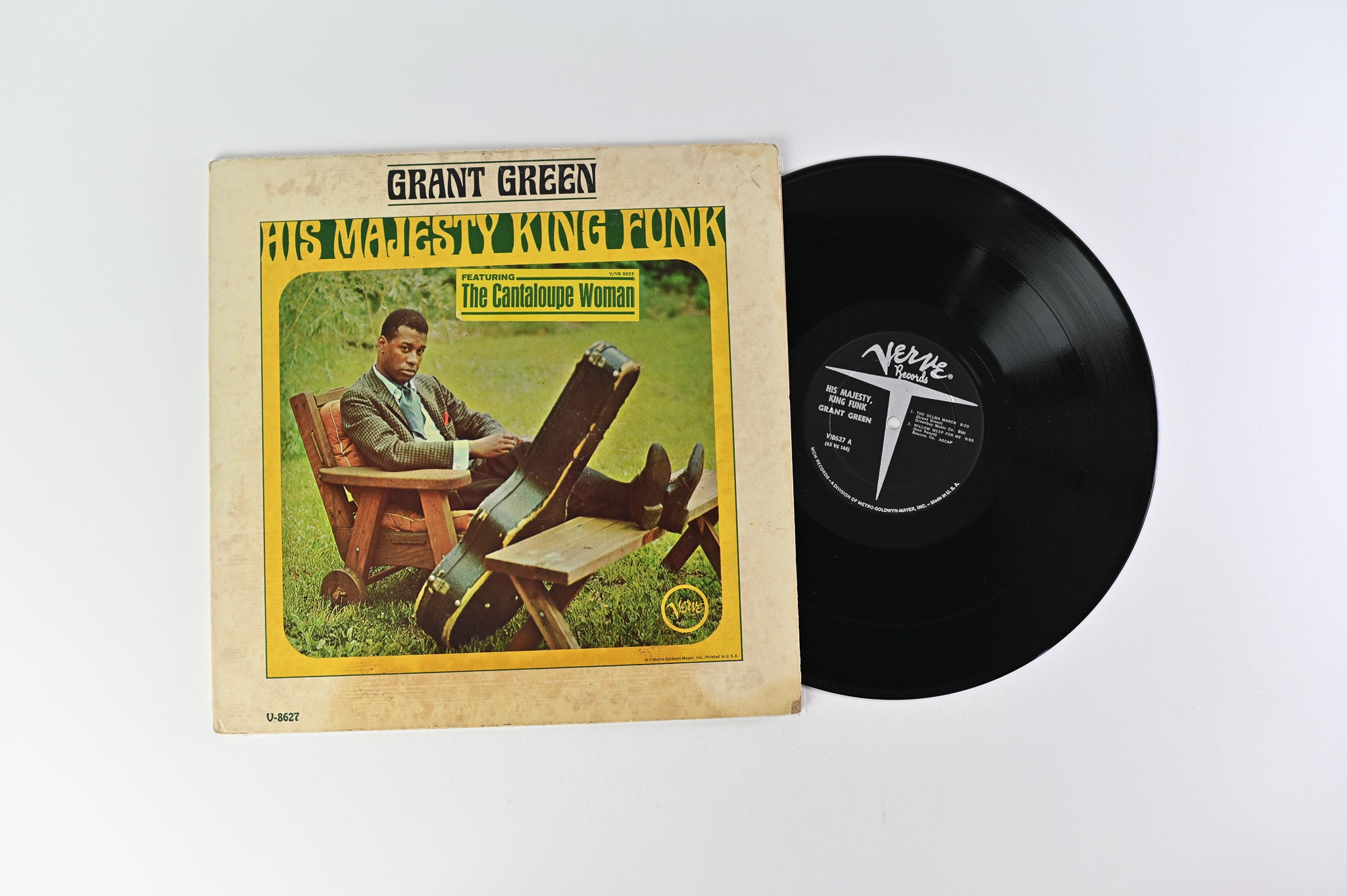 Grant Green - His Majesty, King Funk on Verve Records - Mono DG