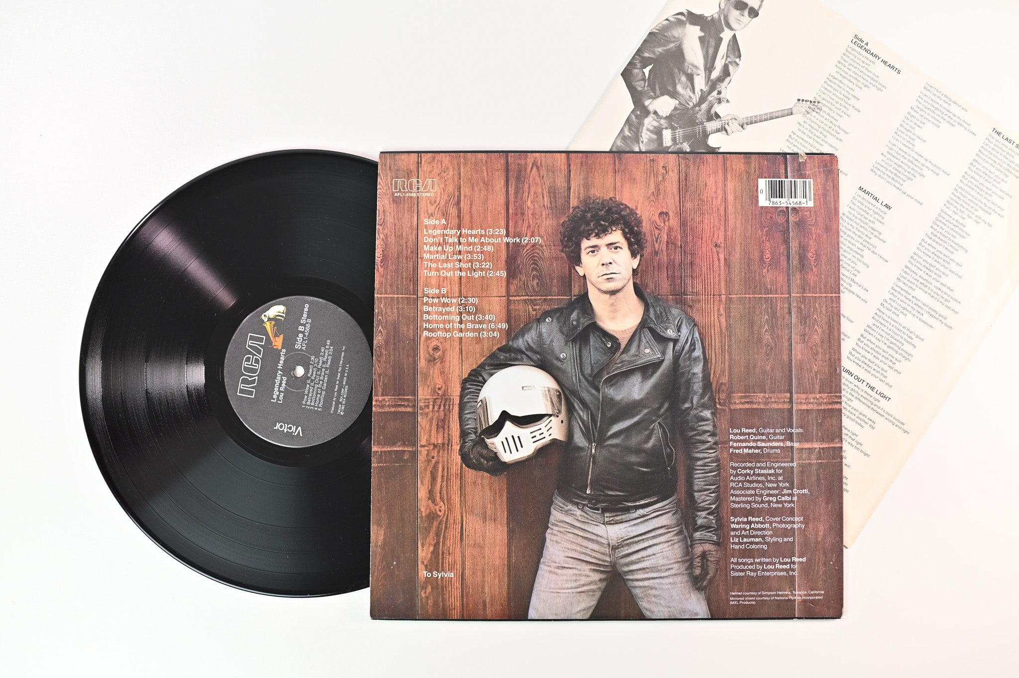 Lou Reed - Legendary Hearts on RCA Victor