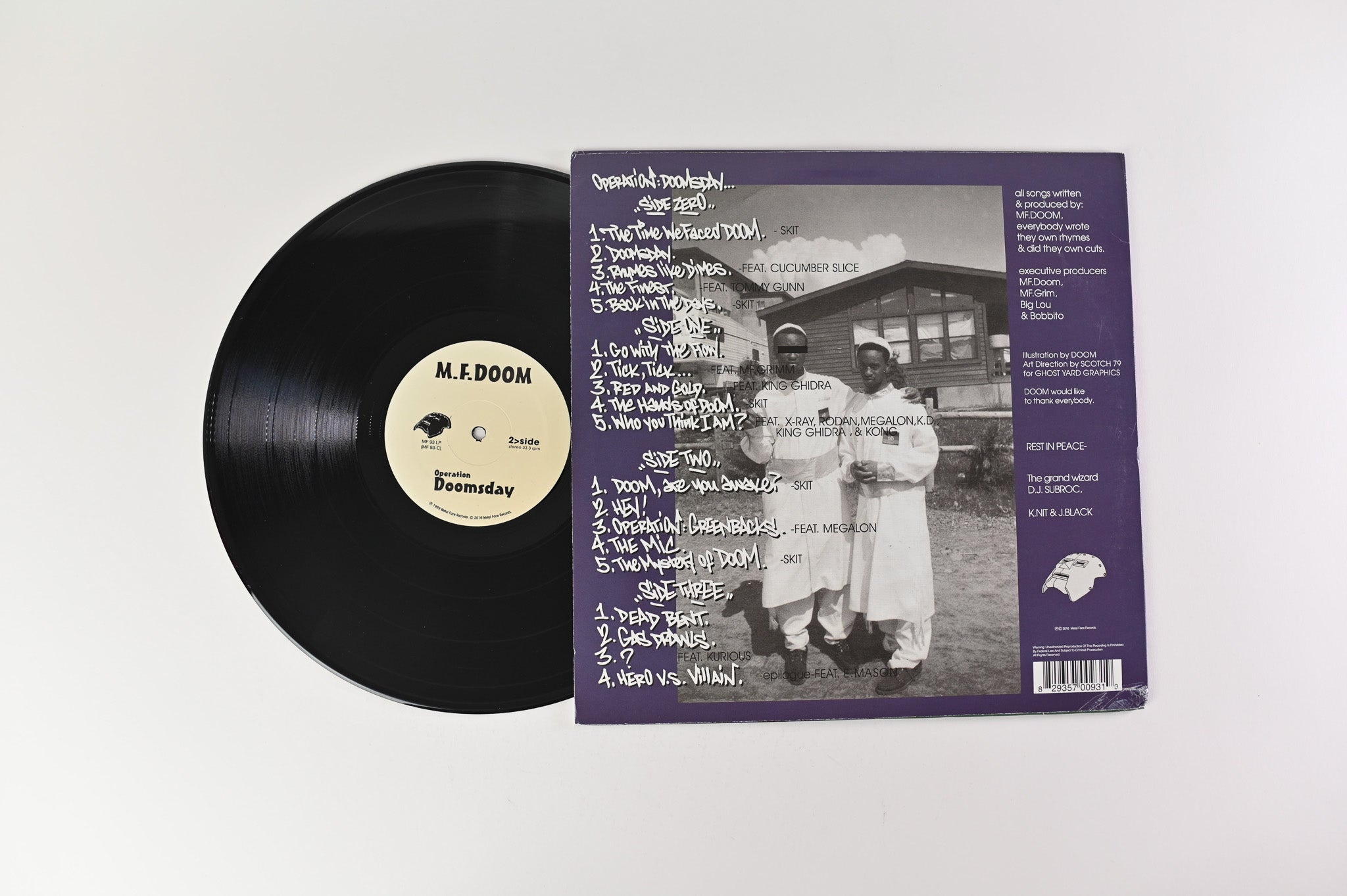 MF Doom - Operation: Doomsday Reissue on Metal Face Records