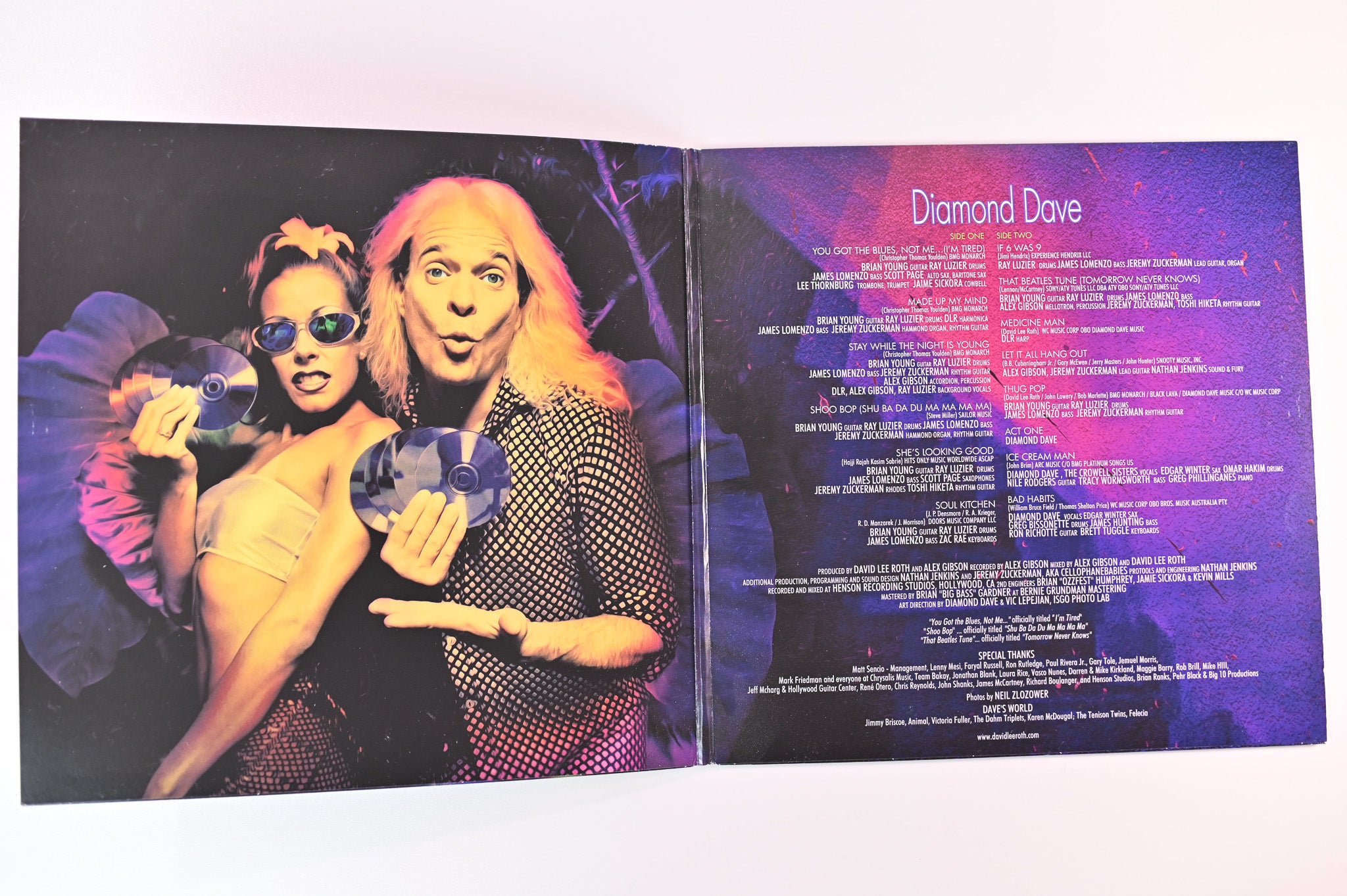 David Lee Roth - Diamond Dave on Cleopatra Ltd. Pink Vinyl