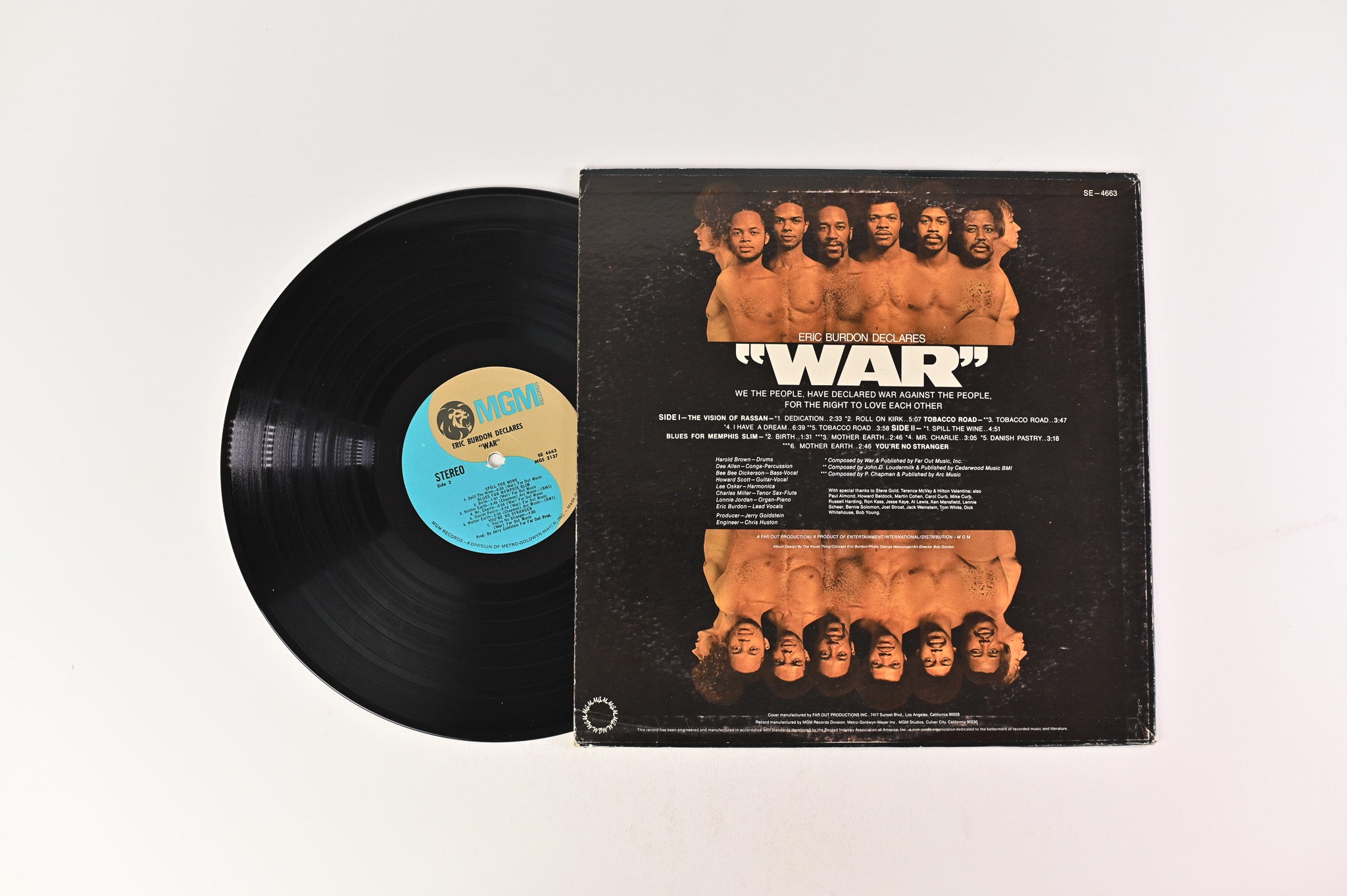 Eric Burdon & War - Eric Burdon Declares War on MGM Records