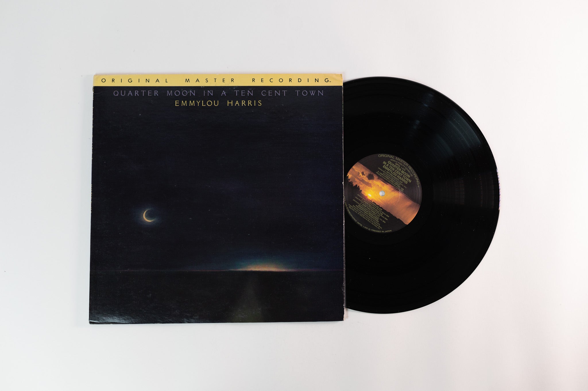 Emmylou Harris - Quarter Moon In A Ten Cent Town Mobile Fidelity Sound Lab MFSL Reissue