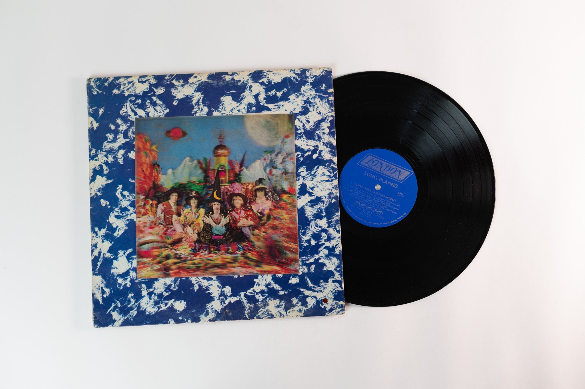 The Rolling Stones - Their Satanic Majesties Request on London Stereo With Lenticular Cover