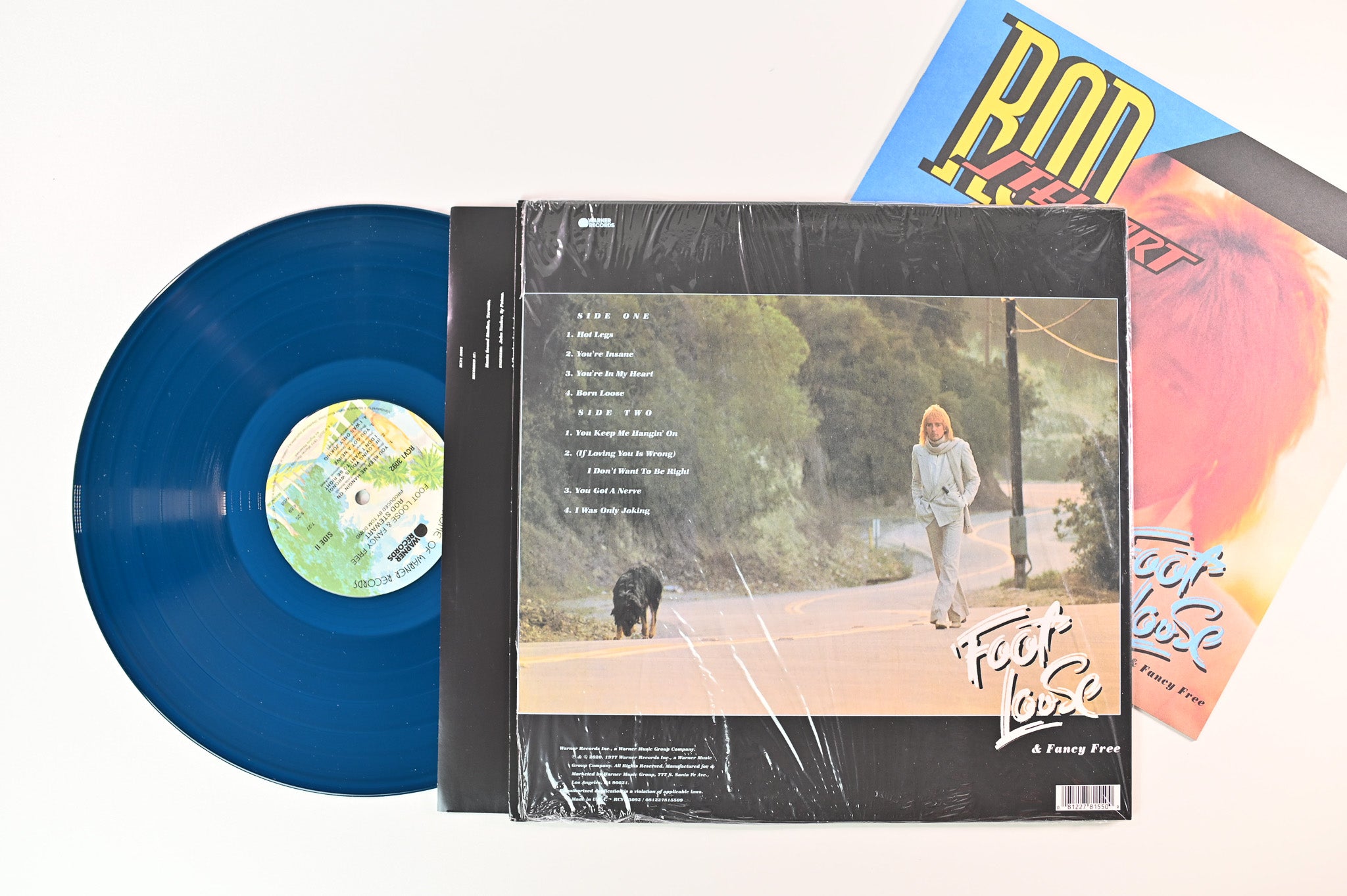 Rod Stewart - Foot Loose & Fancy Free on Rhino/Warner Records Ltd. Reissue on Sea Blue Vinyl