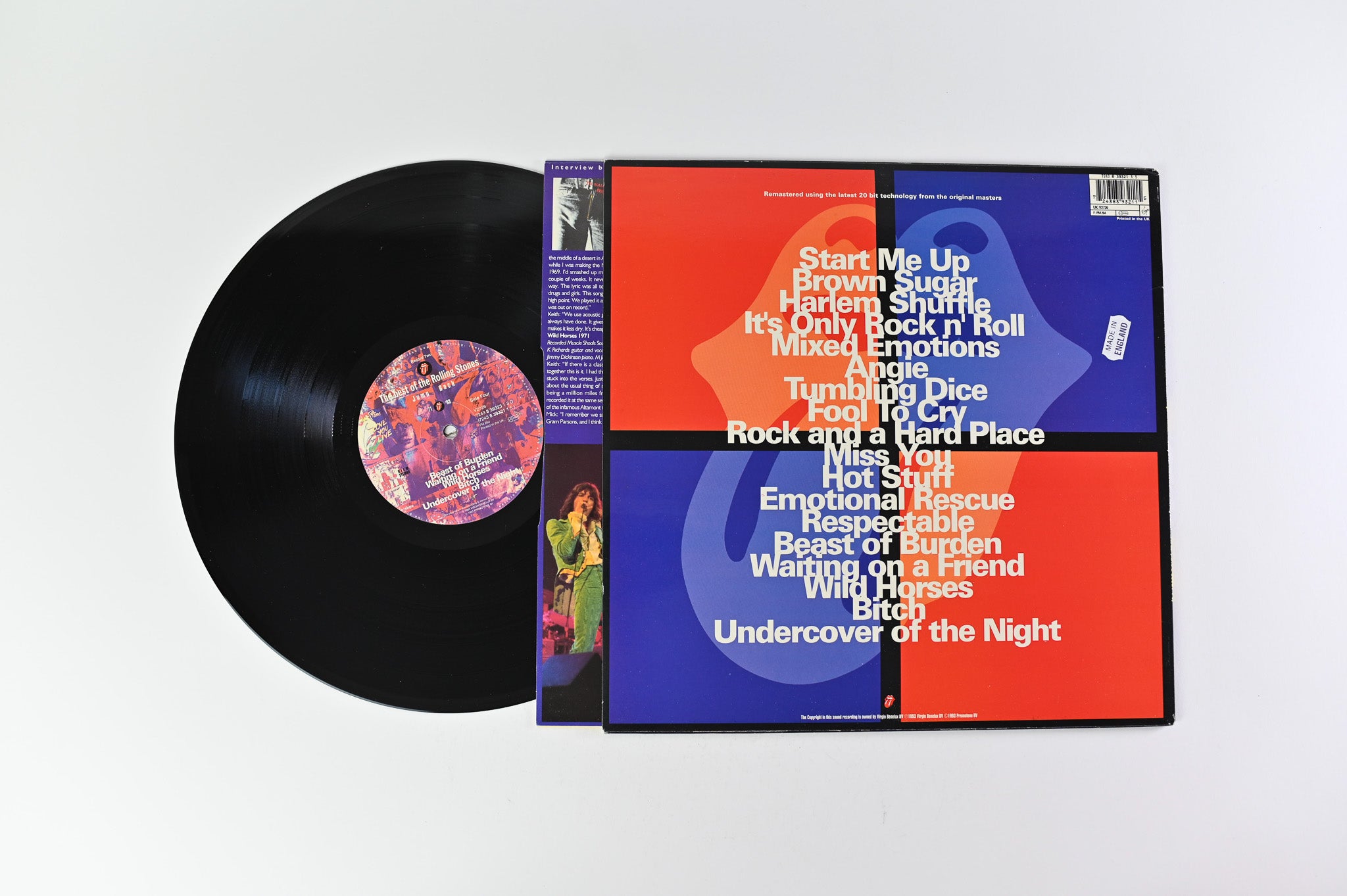 The Rolling Stones - Jump Back (The Best Of The Rolling Stones '71 - '93) on Virgin