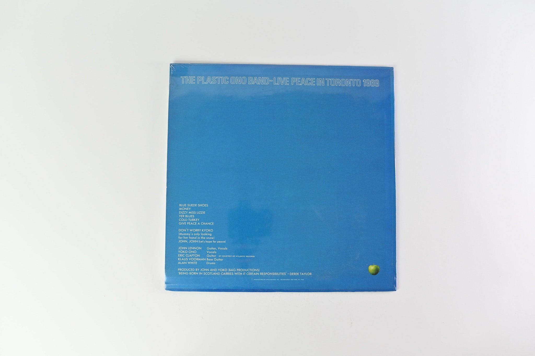 The Plastic Ono Band - Live Peace In Toronto 1969 SEALED on Apple Records