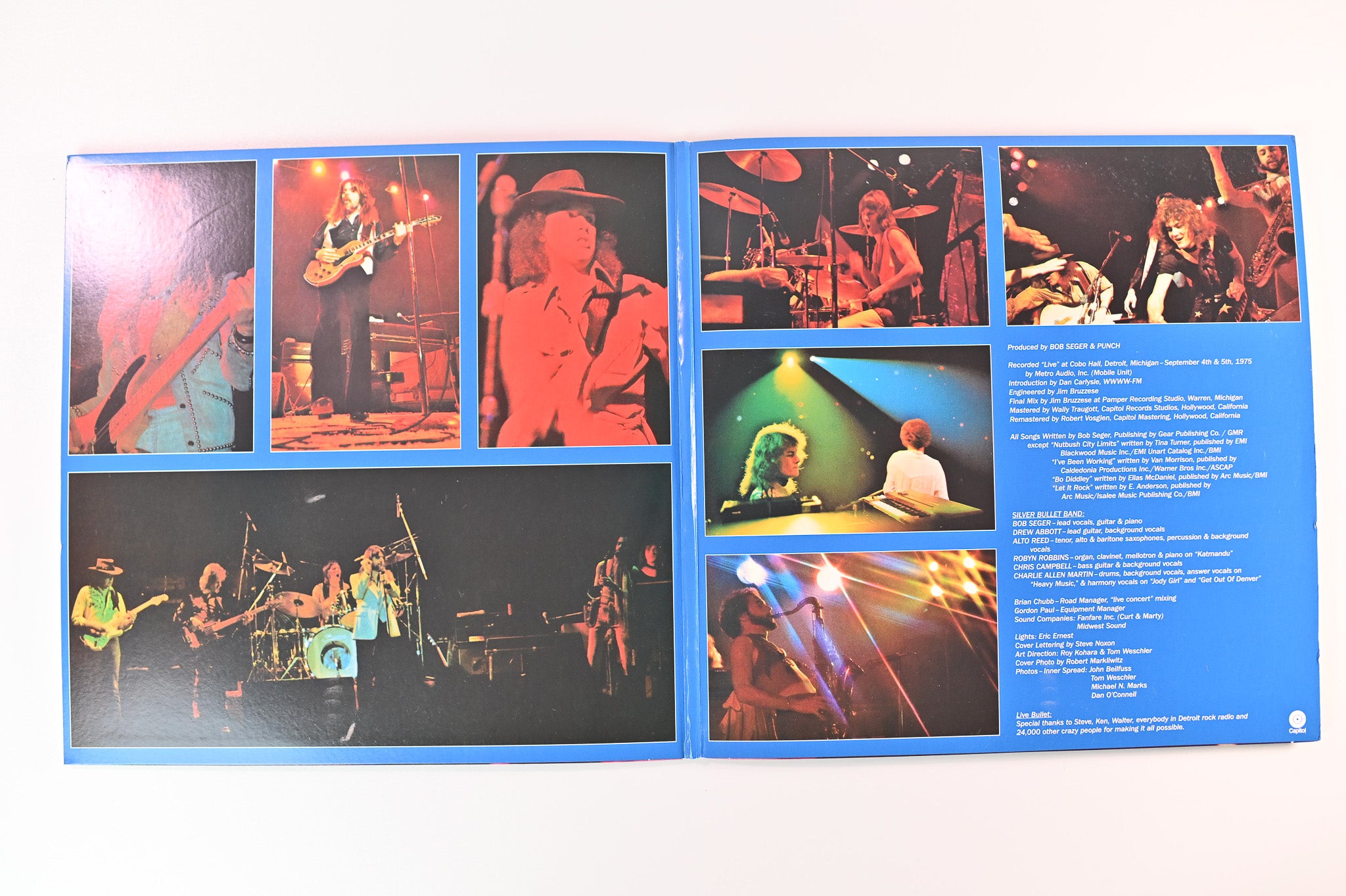 Bob Seger And The Silver Bullet Band - Live Bullet on Capitol Records / UMe - Red Vinyl