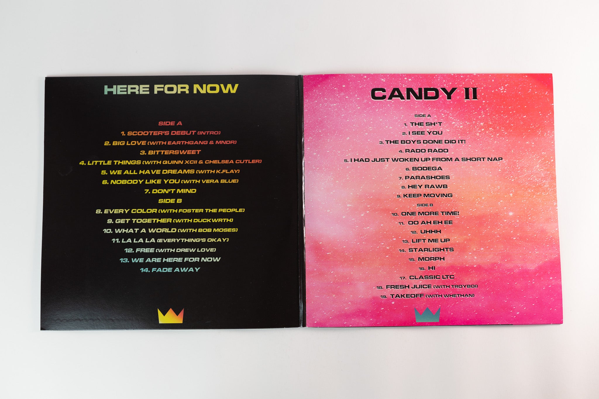 Louis The Child - Here For Now/Candy II on Interscope Clear / Pink Marbled