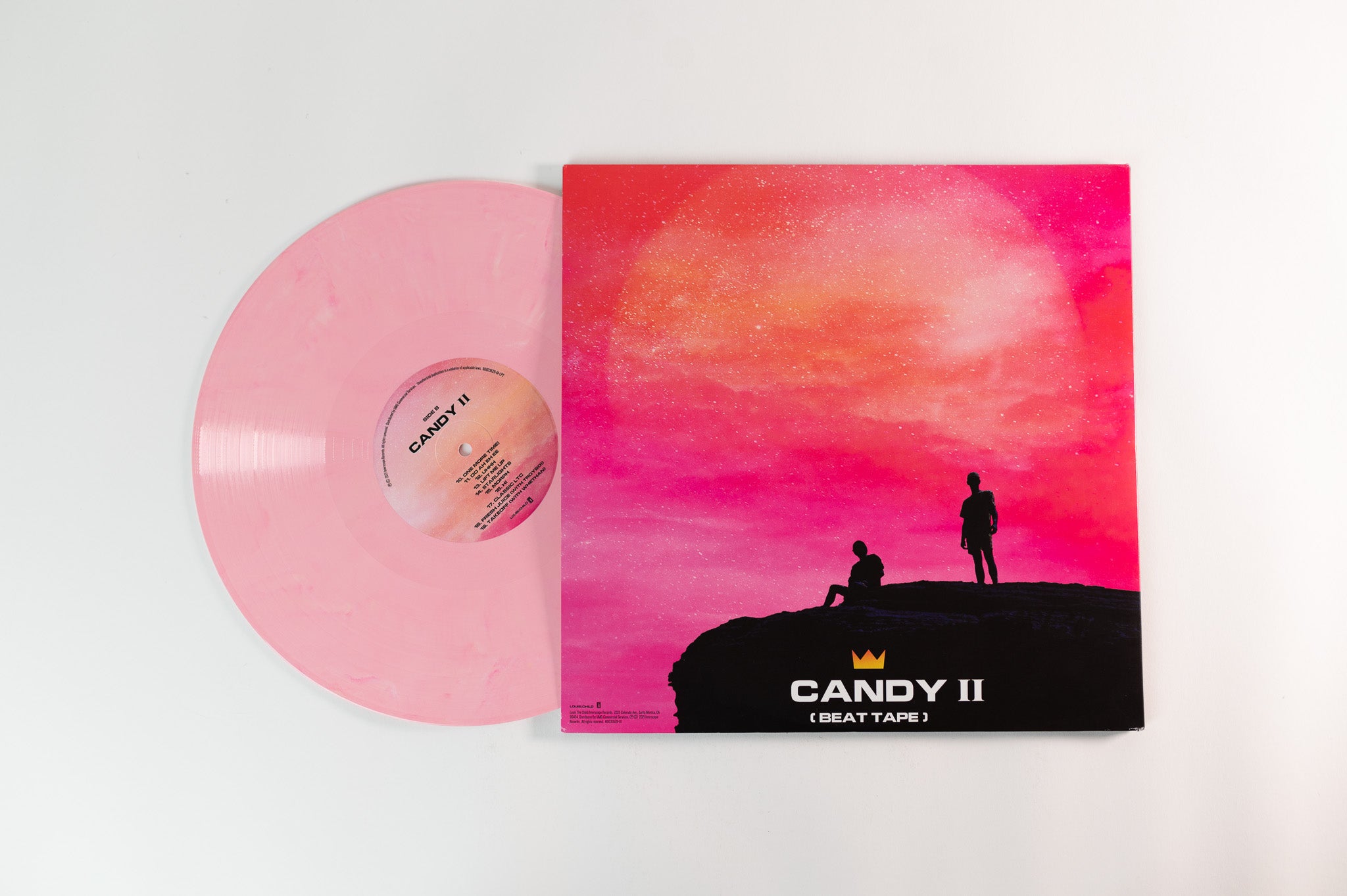 Louis The Child - Here For Now/Candy II on Interscope Clear / Pink Marbled