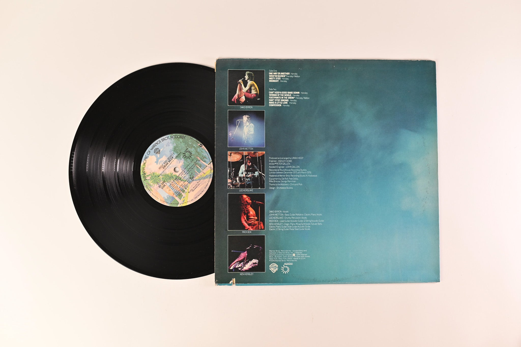 Uriah Heep - High And Mighty on Warner Bros. Records
