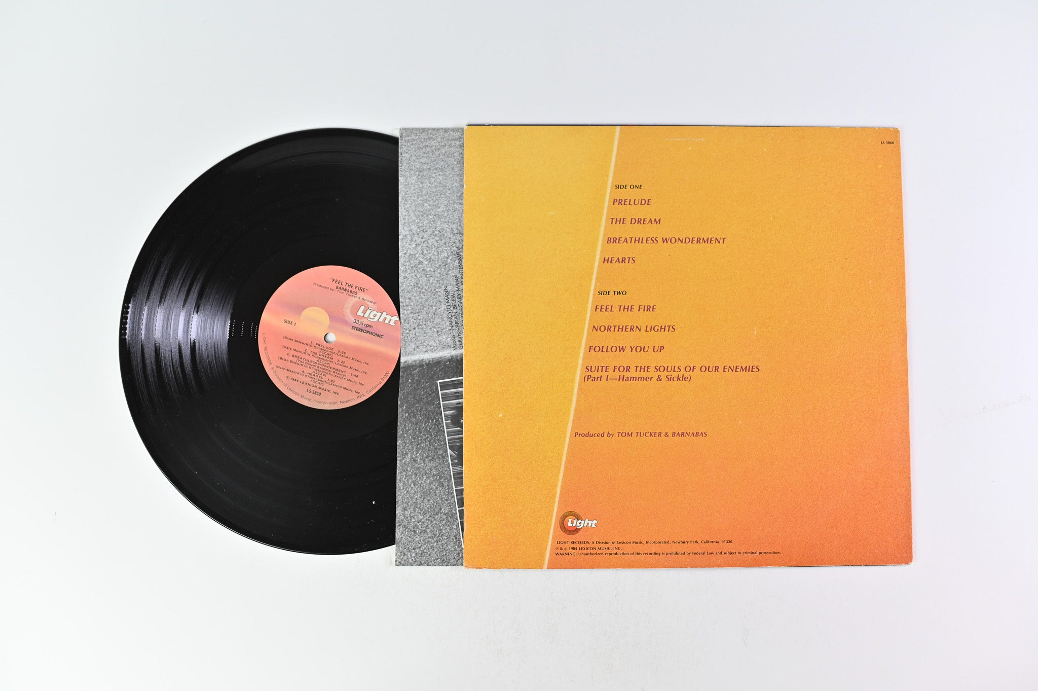 Barnabas - Feel The Fire on Light Records