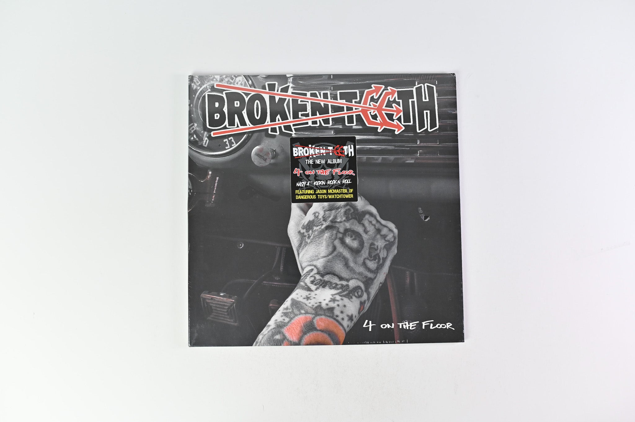 Broken Teeth - 4 On The Floor on EMP Orange Vinyl Sealed