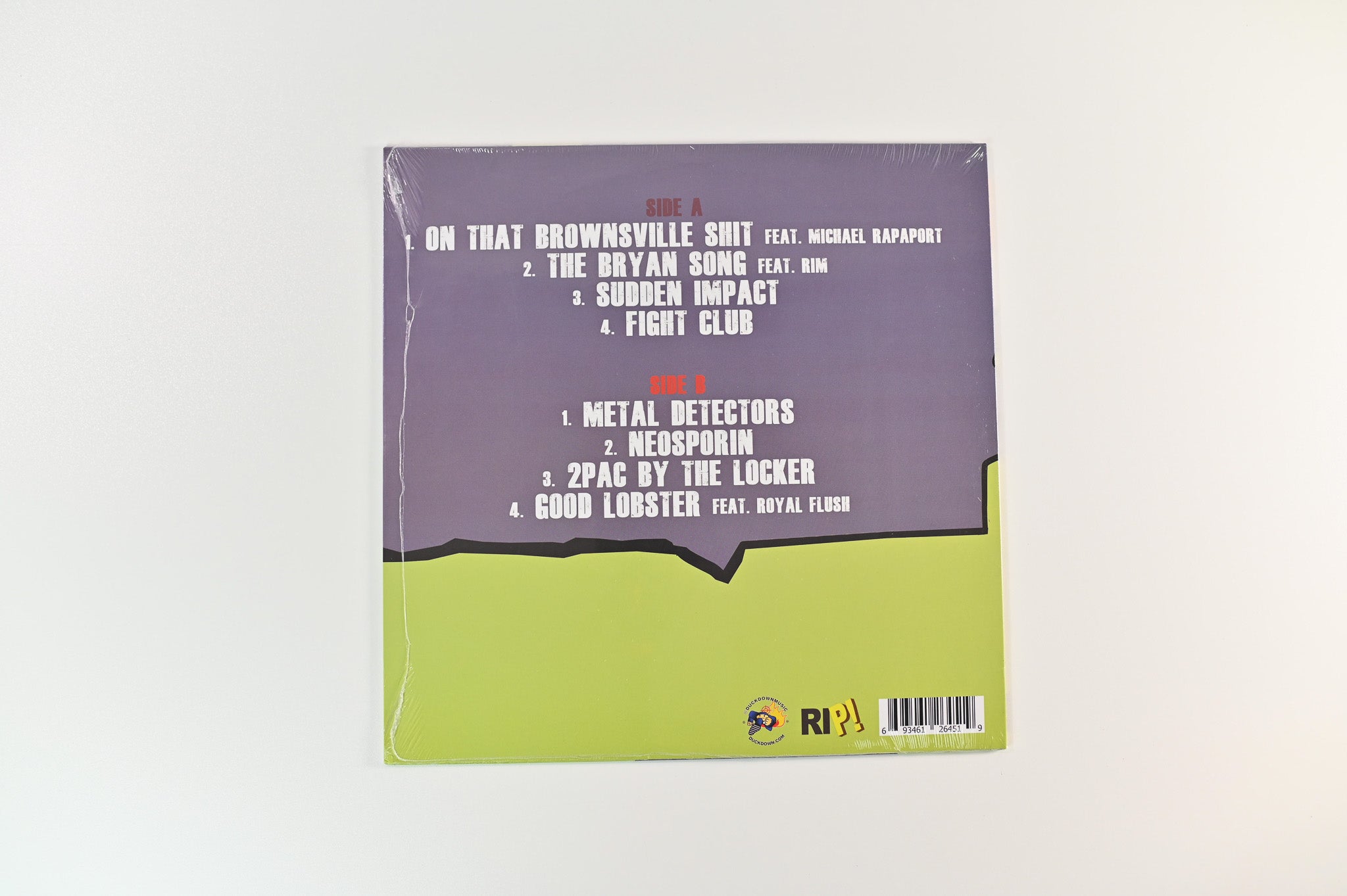 Sean Price & Illa Ghee- Metal Detectors on Duckdown Music Silver Vinyl Sealed