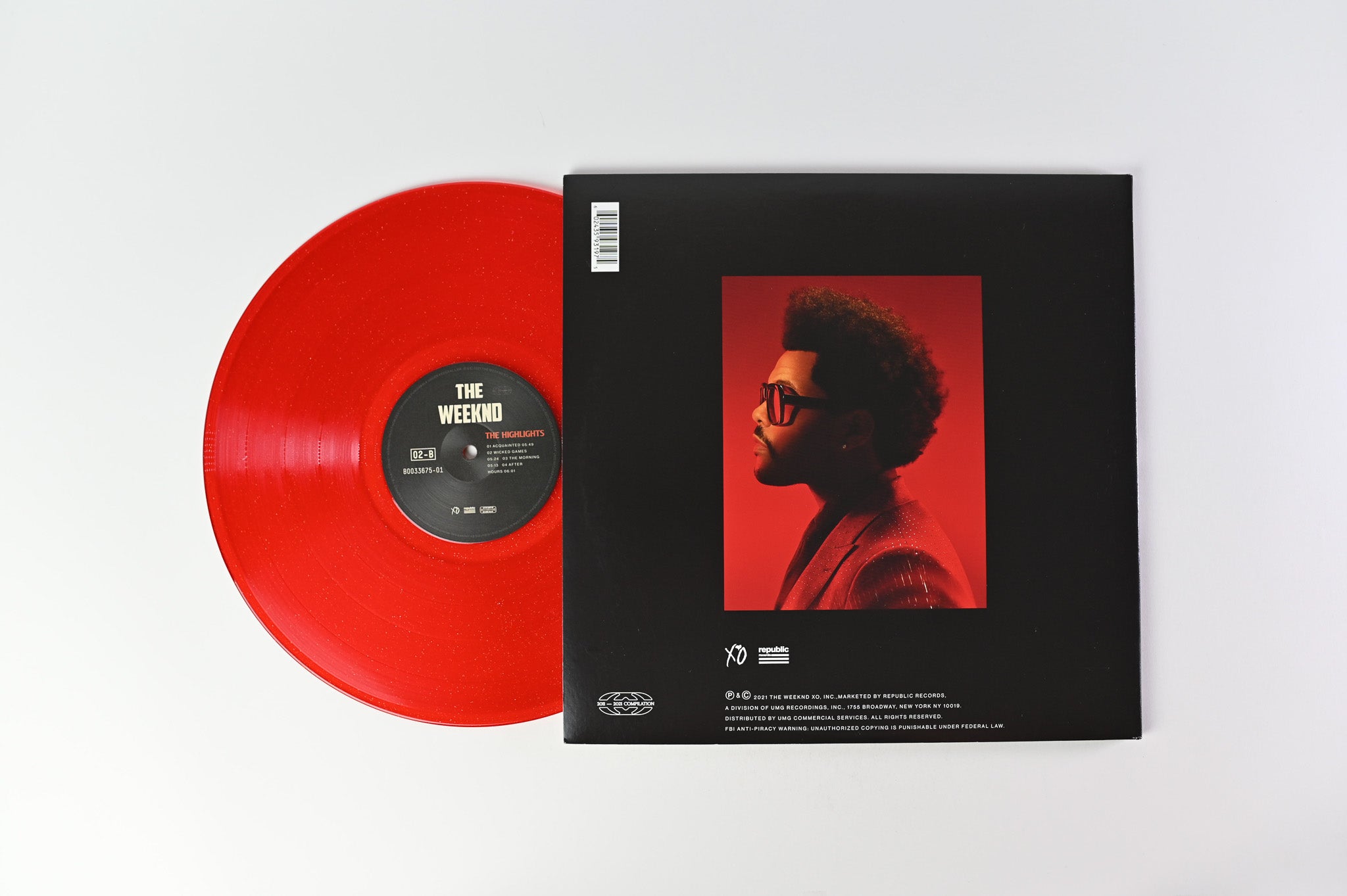 The Weeknd - The Highlights on XO Ltd Red Sparkle